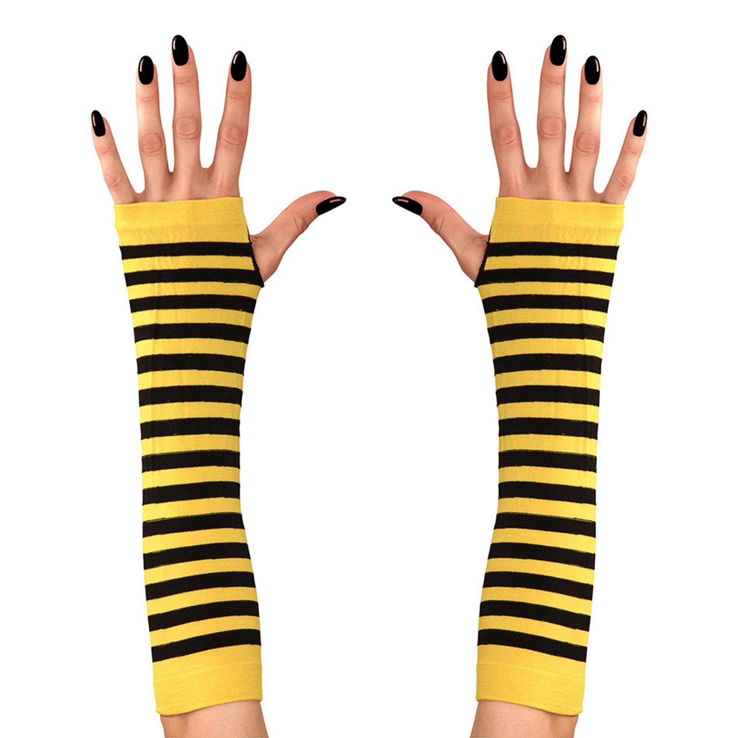 Fingerlösa Handskar Geting - One size | Hem - Maskerad - Tillbehör - Handskar | Maskeradspecialisten