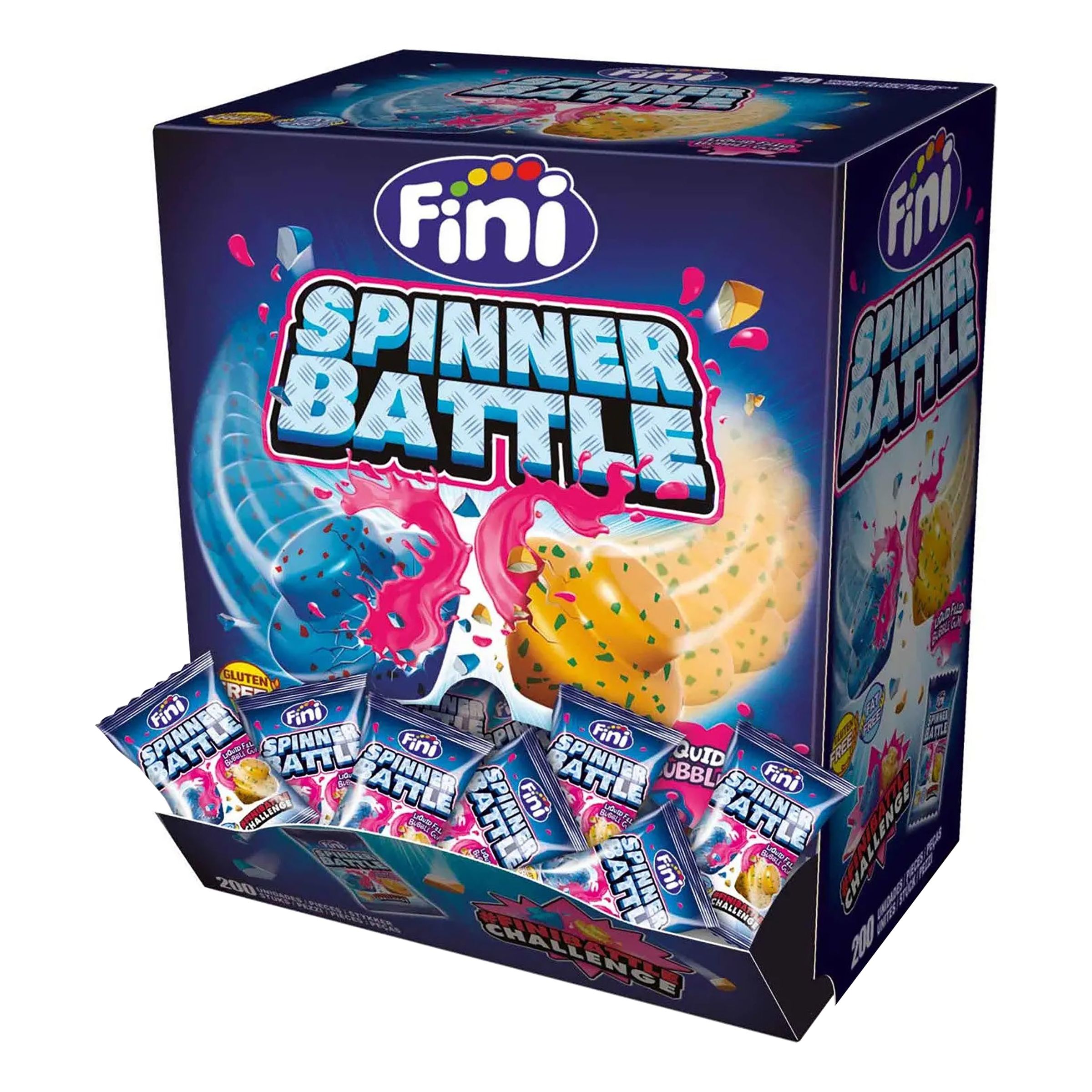 Fini Spinner Battle Bubble Gum Økonomipakke - 1 kg