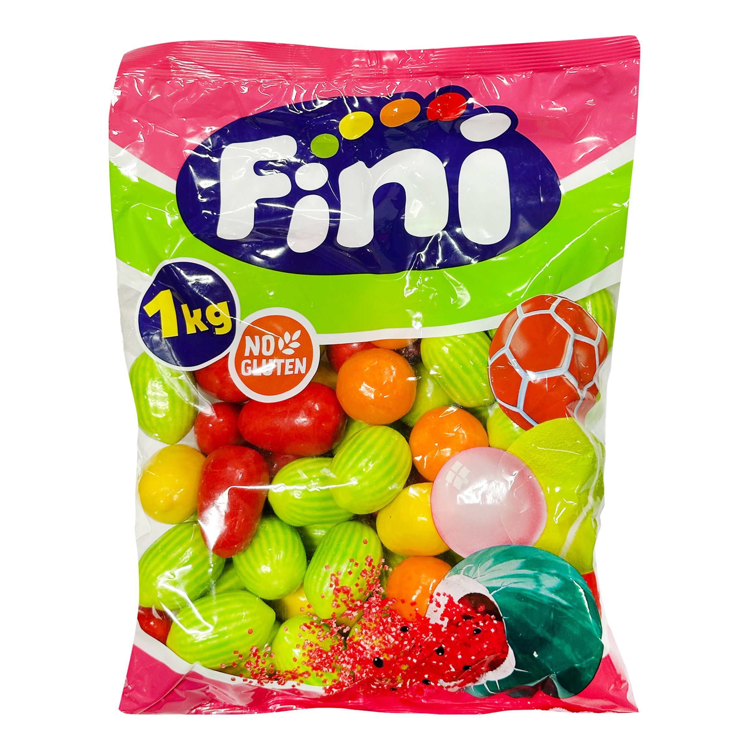 Fini Store Tyggegummifrugter Økonomipakke - 1 kg