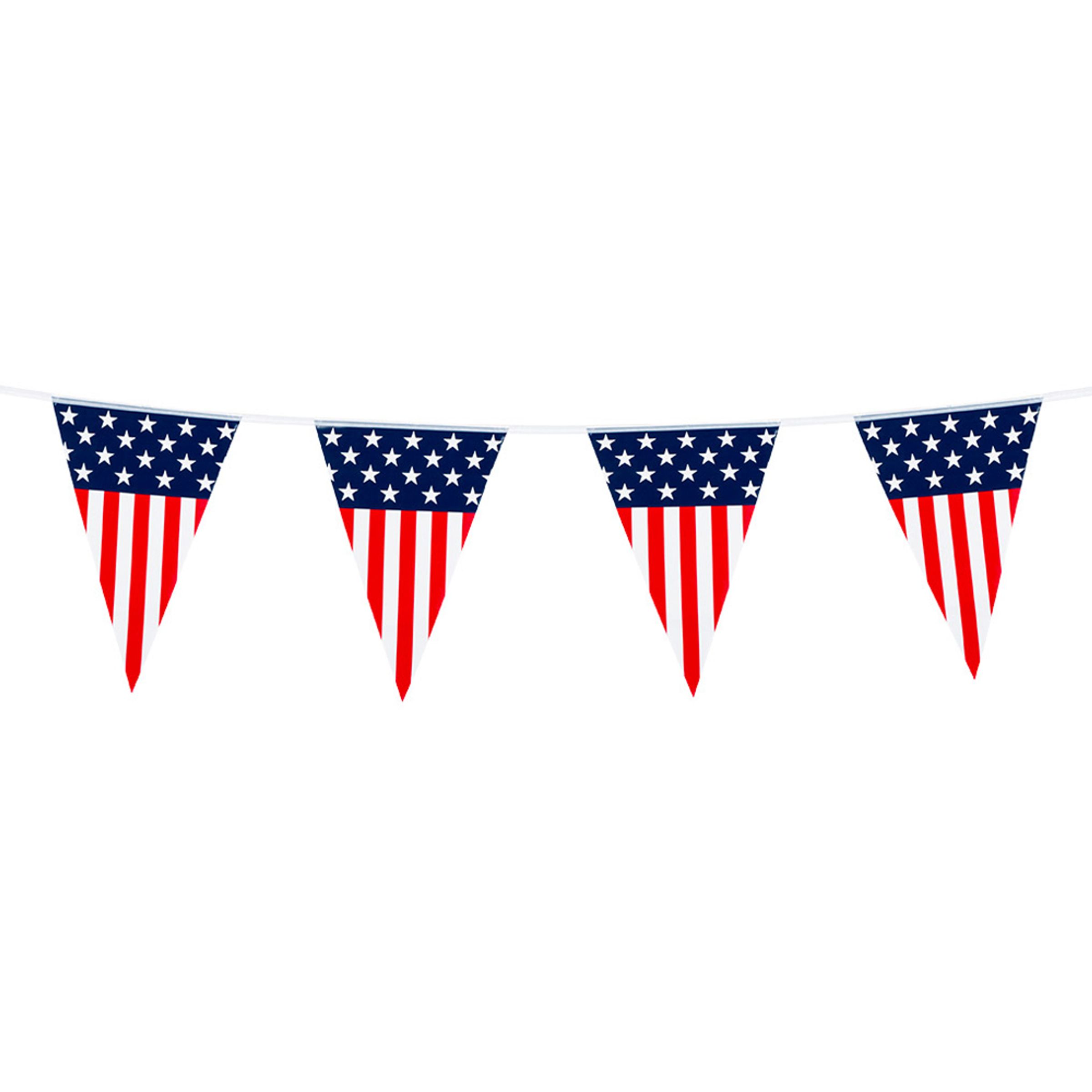 Flaggirlang Amerikanska Flaggan | Hem - Festartiklar - Festdekoration - Girlanger | Pryloteket