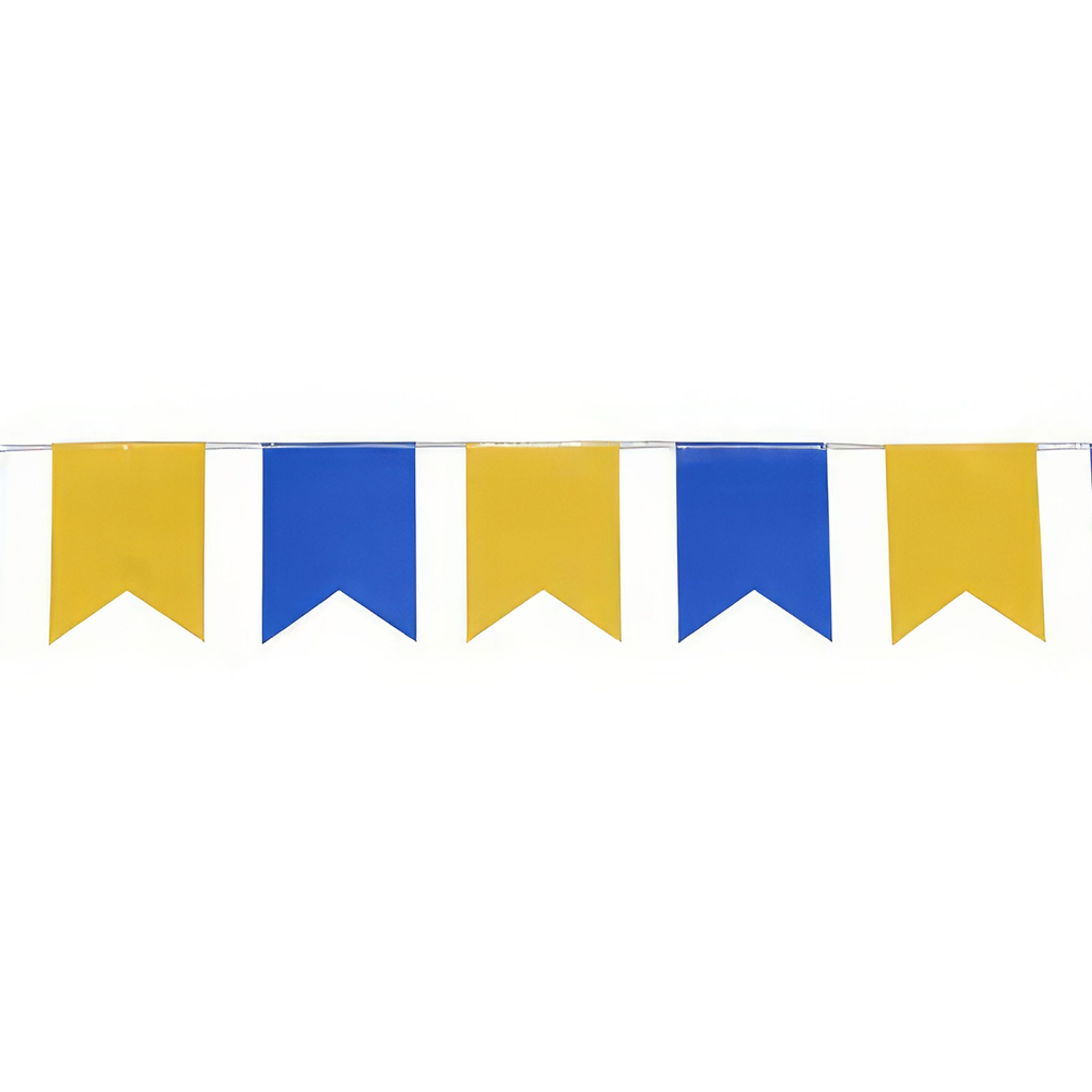 Vimpelguirlande Blå/Gul