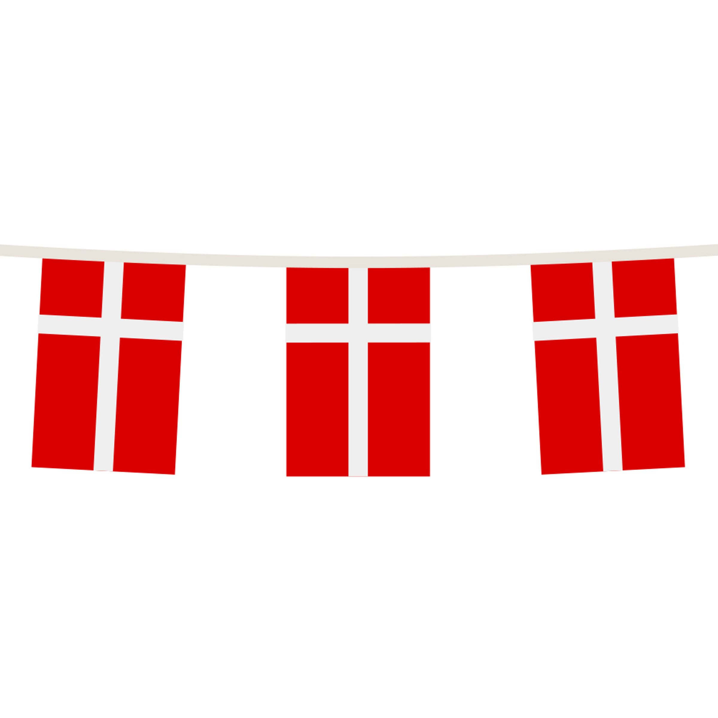 Flagguirlande Danske Flag