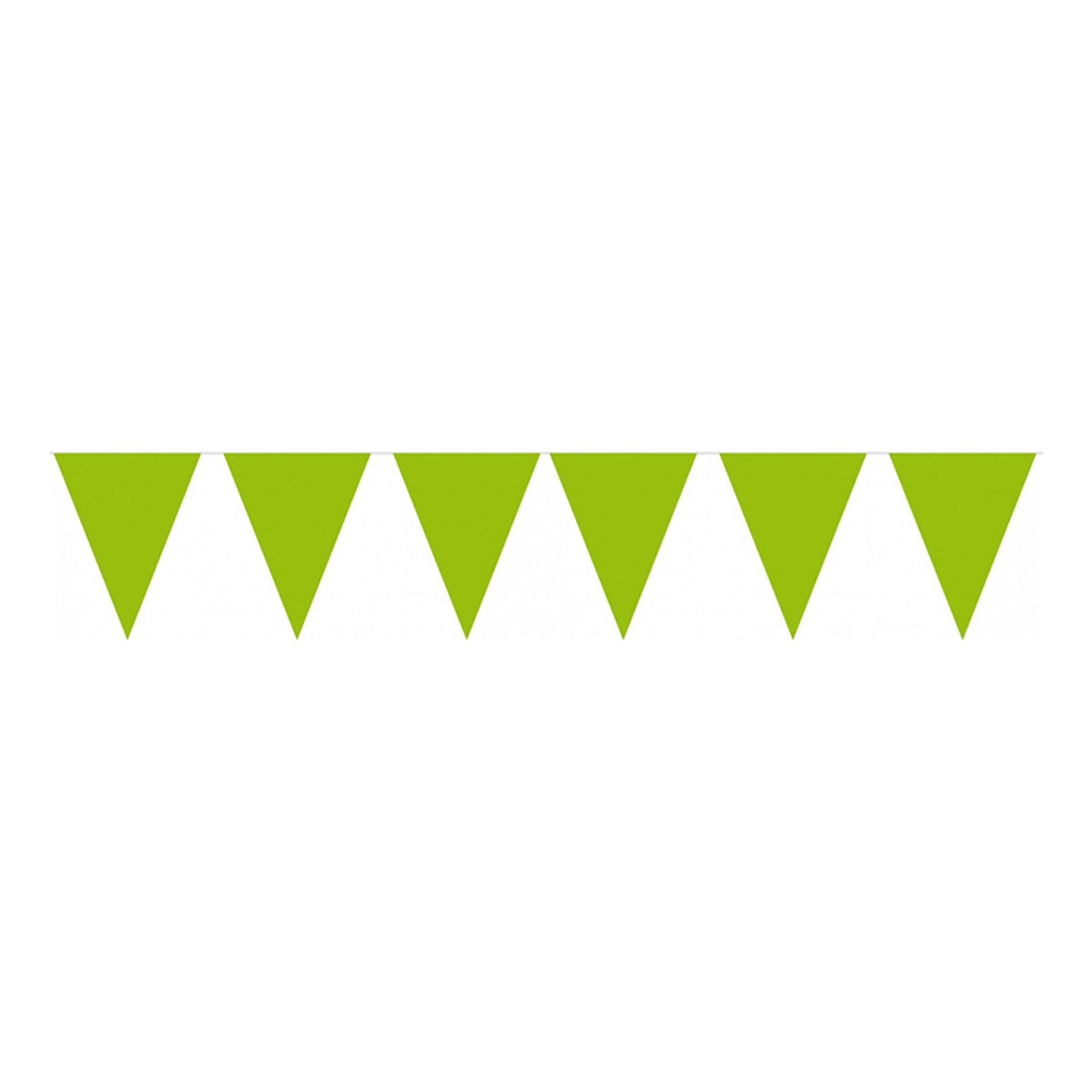 Vimpelguirlande Limegrøn billede