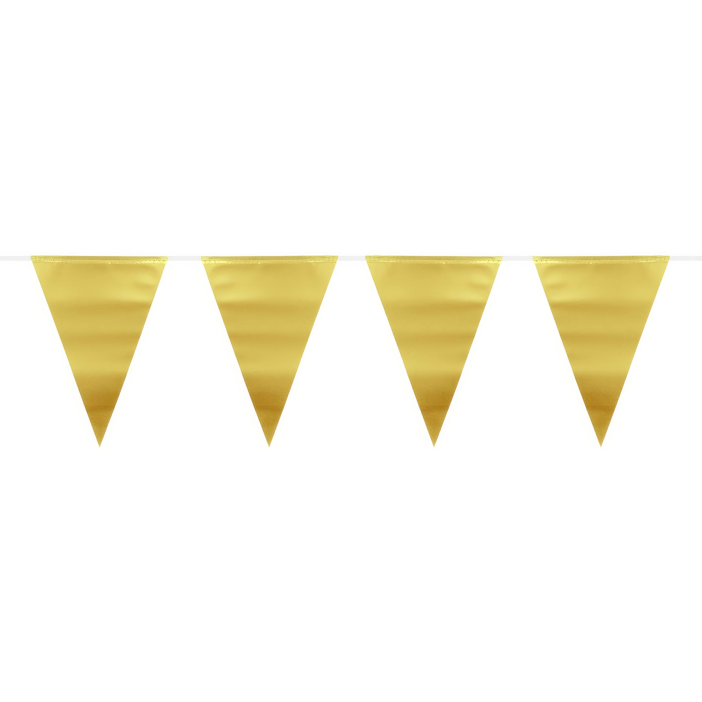 Vimpelguirlande Mat Guld