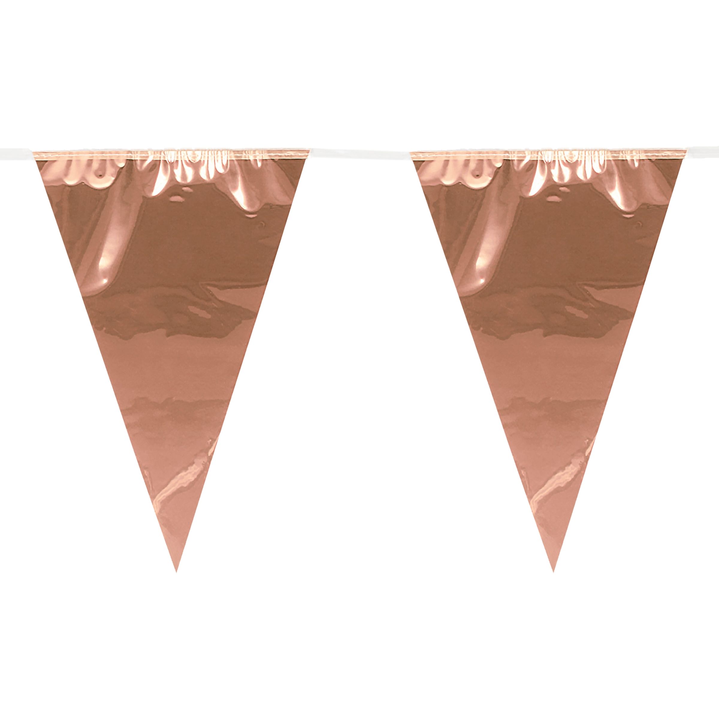 Vimpelguirlande Metallisk Roséguld