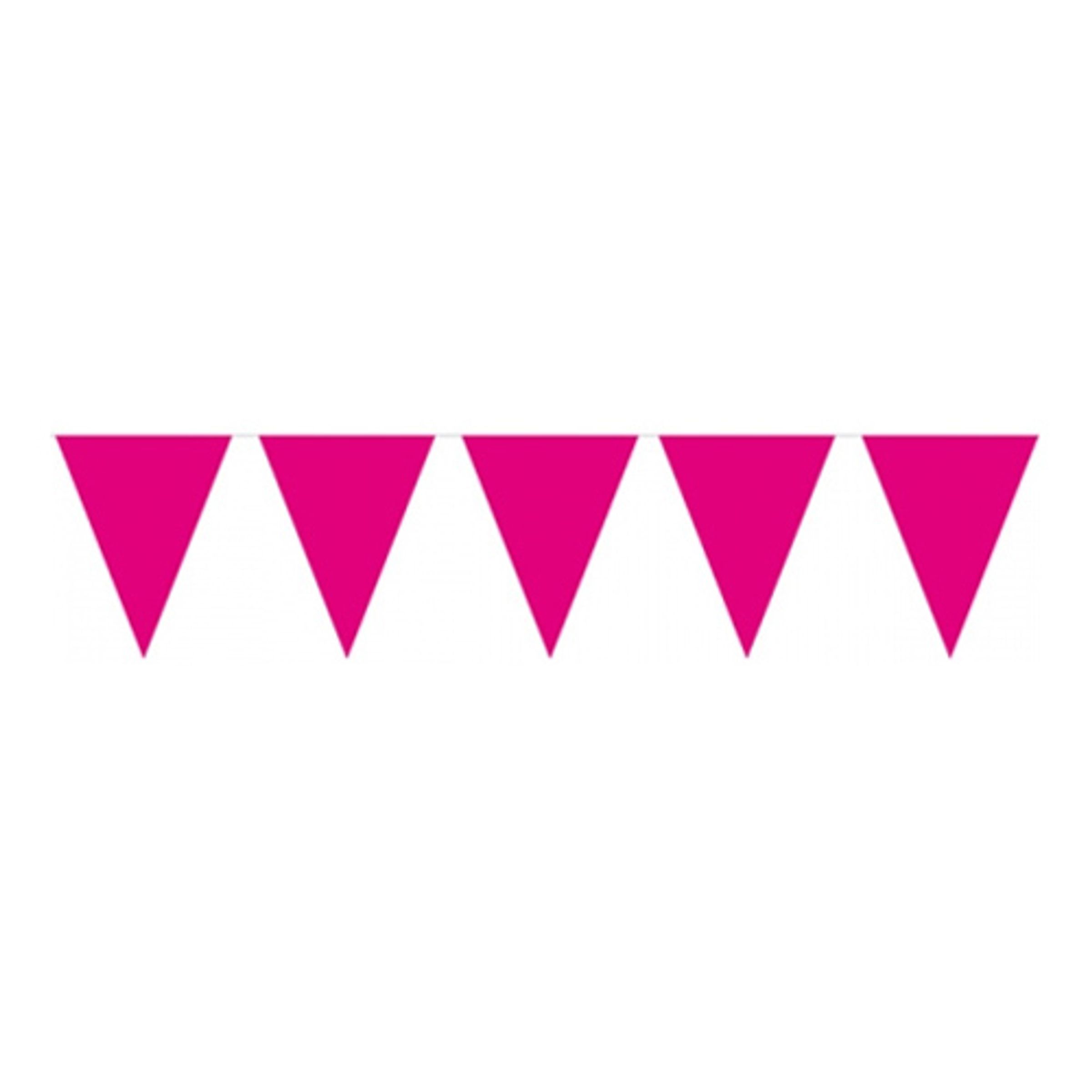 Vimpelgirlang Mini Cerise | Hem - Festartiklar - Festdekoration - Girlanger | Pryloteket