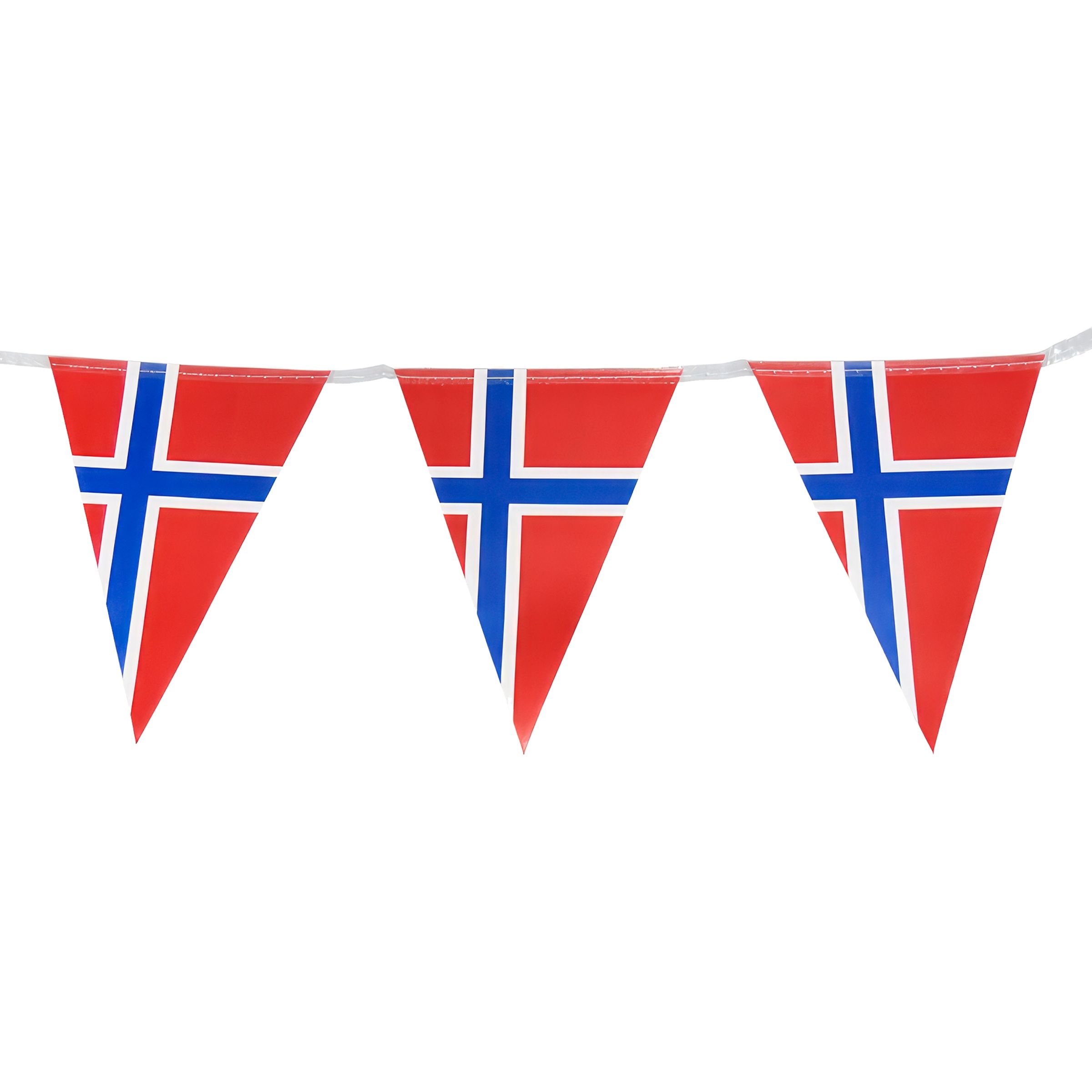 Flaggirlang Norska Flaggor | Hem - Festartiklar - Festdekoration - Girlanger | Pryloteket