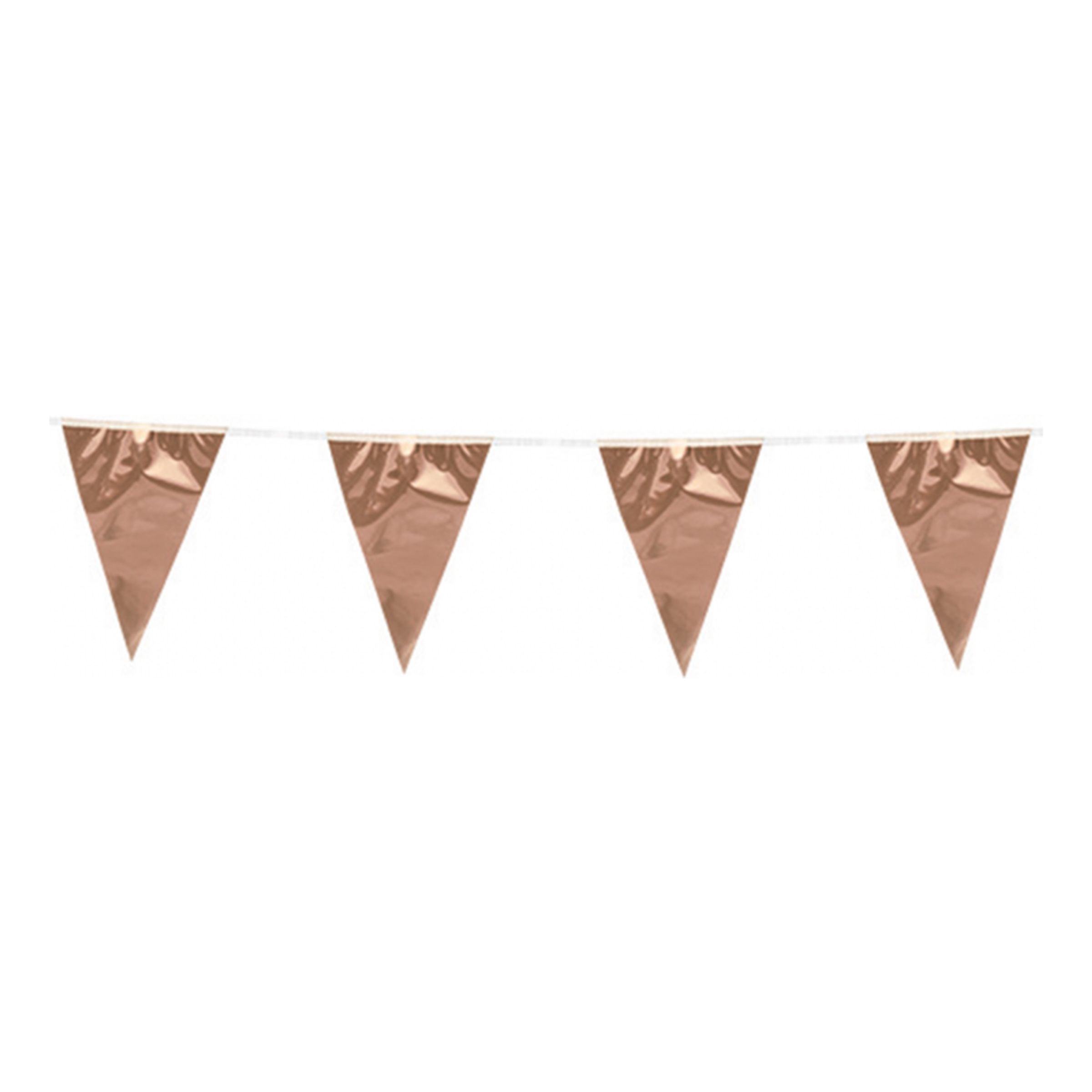 Vimpelguirlande Roséguld - 10 m
