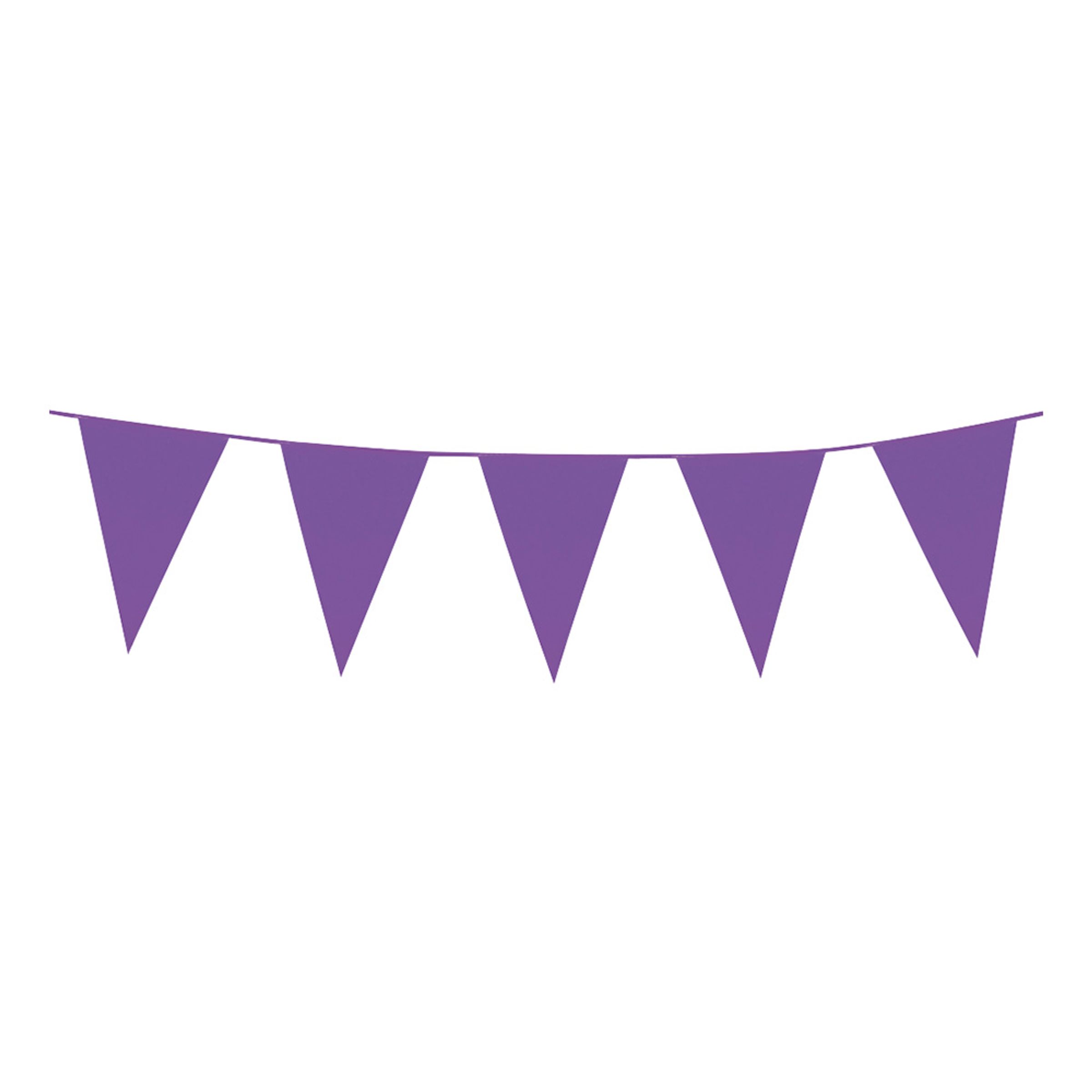 Vimpelgirlang Stor Lila | Hem - Festartiklar - Festdekoration - Girlanger | Pryloteket