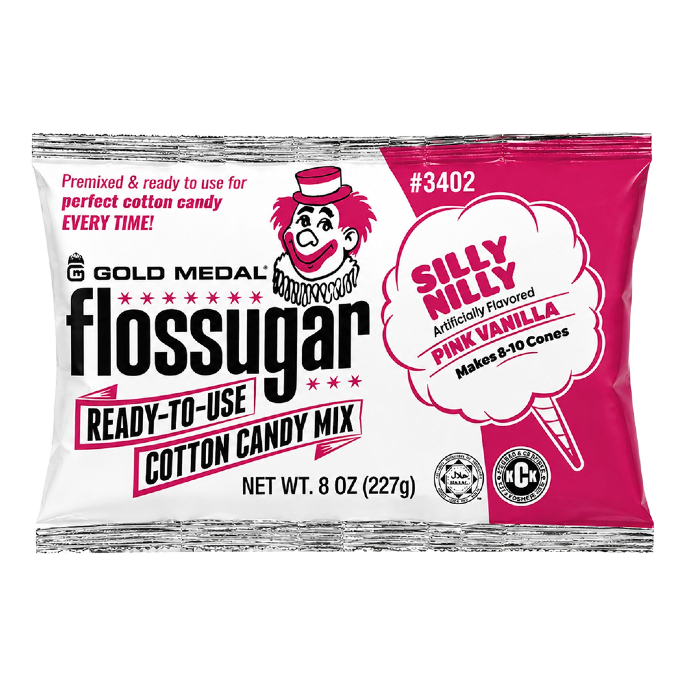 Flossugar Candyflossmix Silly Nilly - 227 g