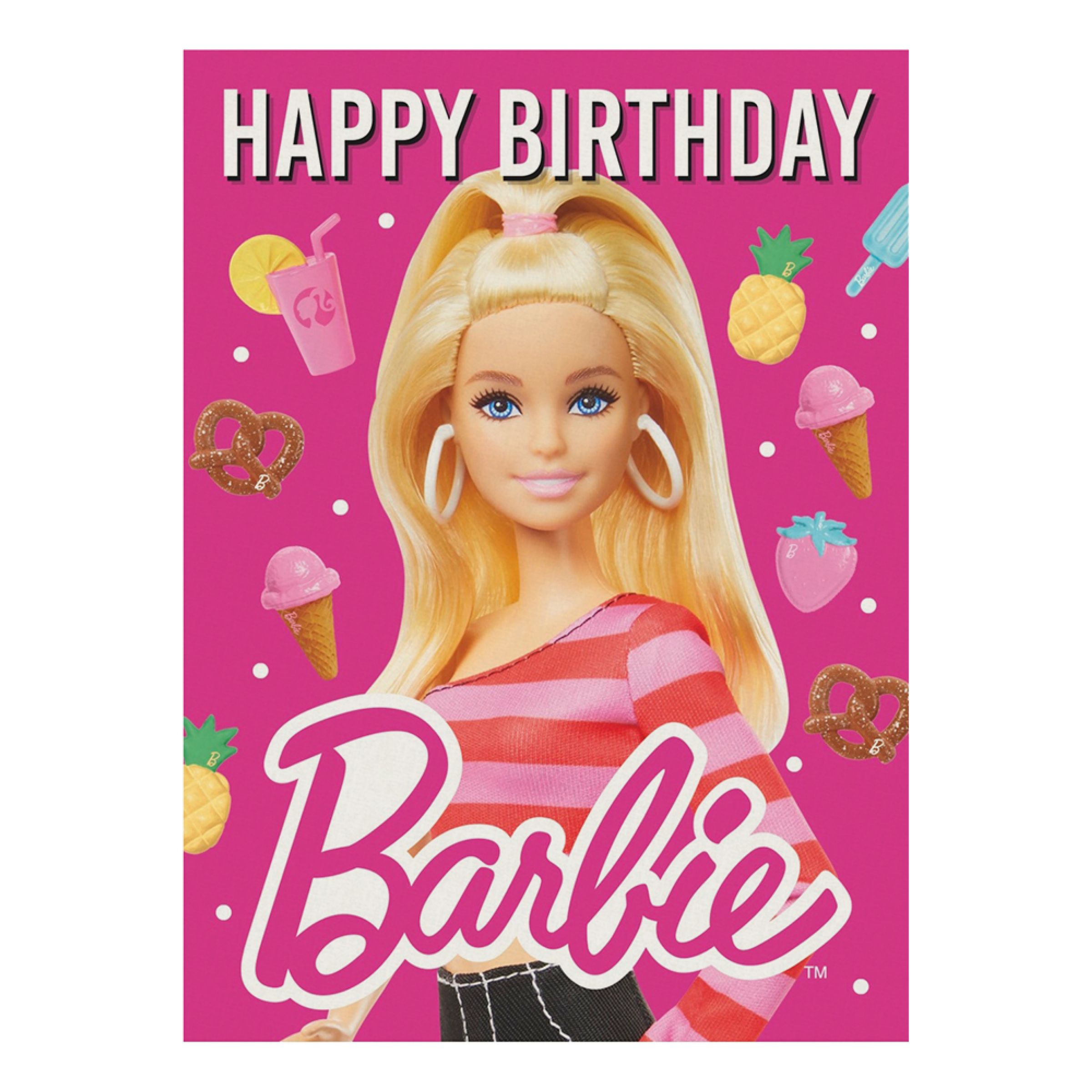 Fødselsdagskort Barbie