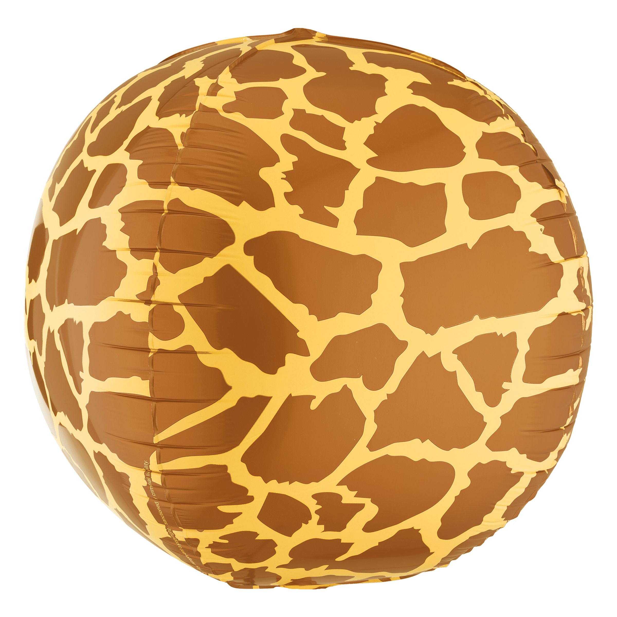 Folieballon Bold Giraffemønster Stor