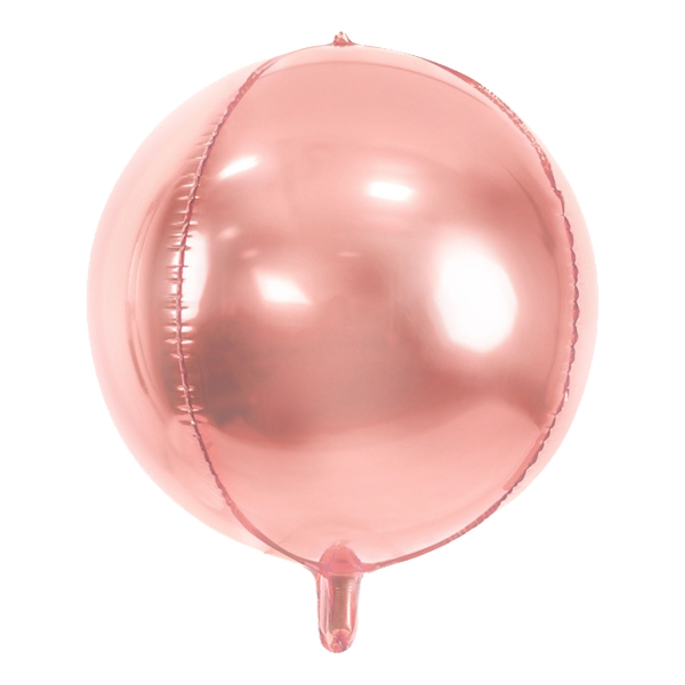 Folieballon Orbz Rosaguld