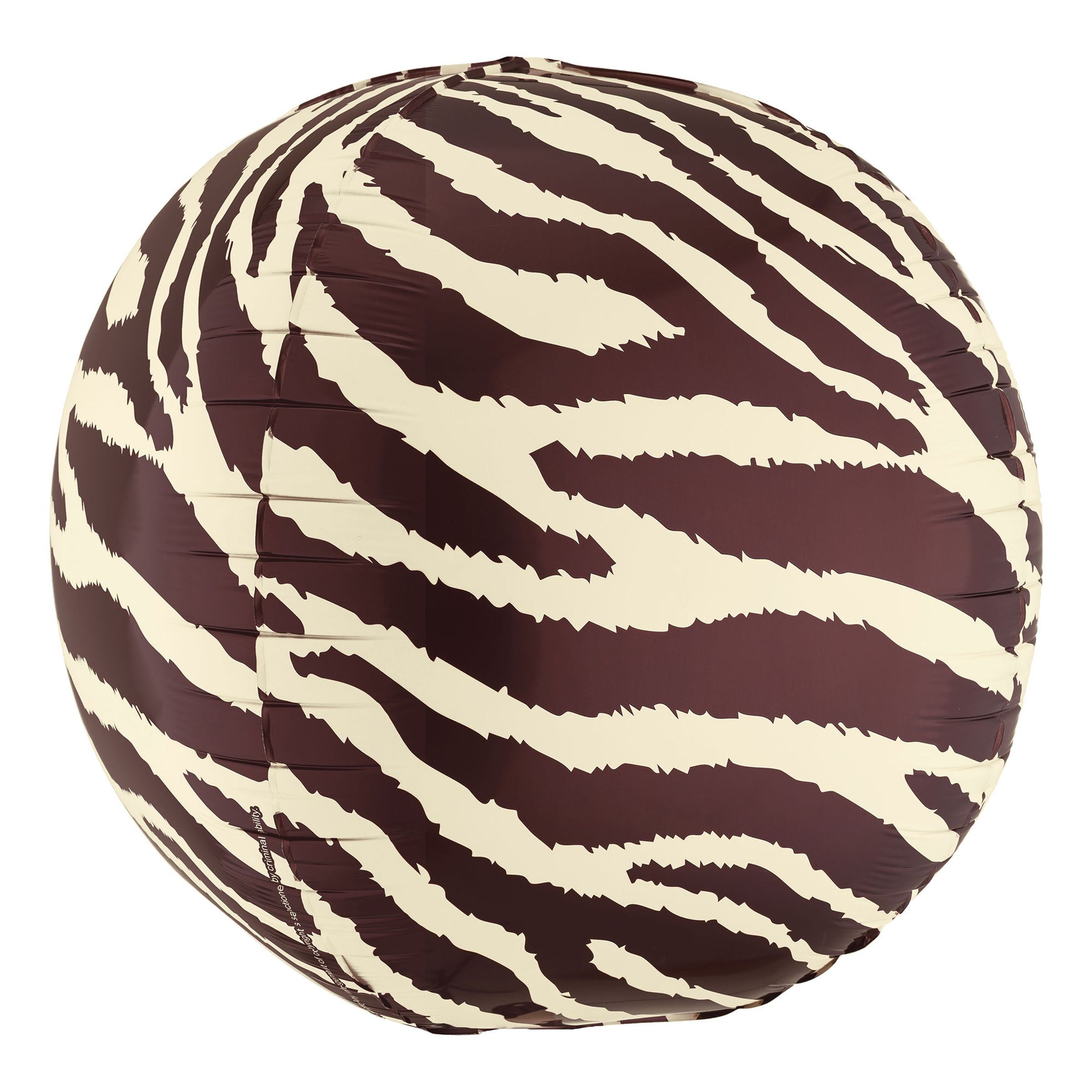 Folieballon Bold Zebramønster Stor