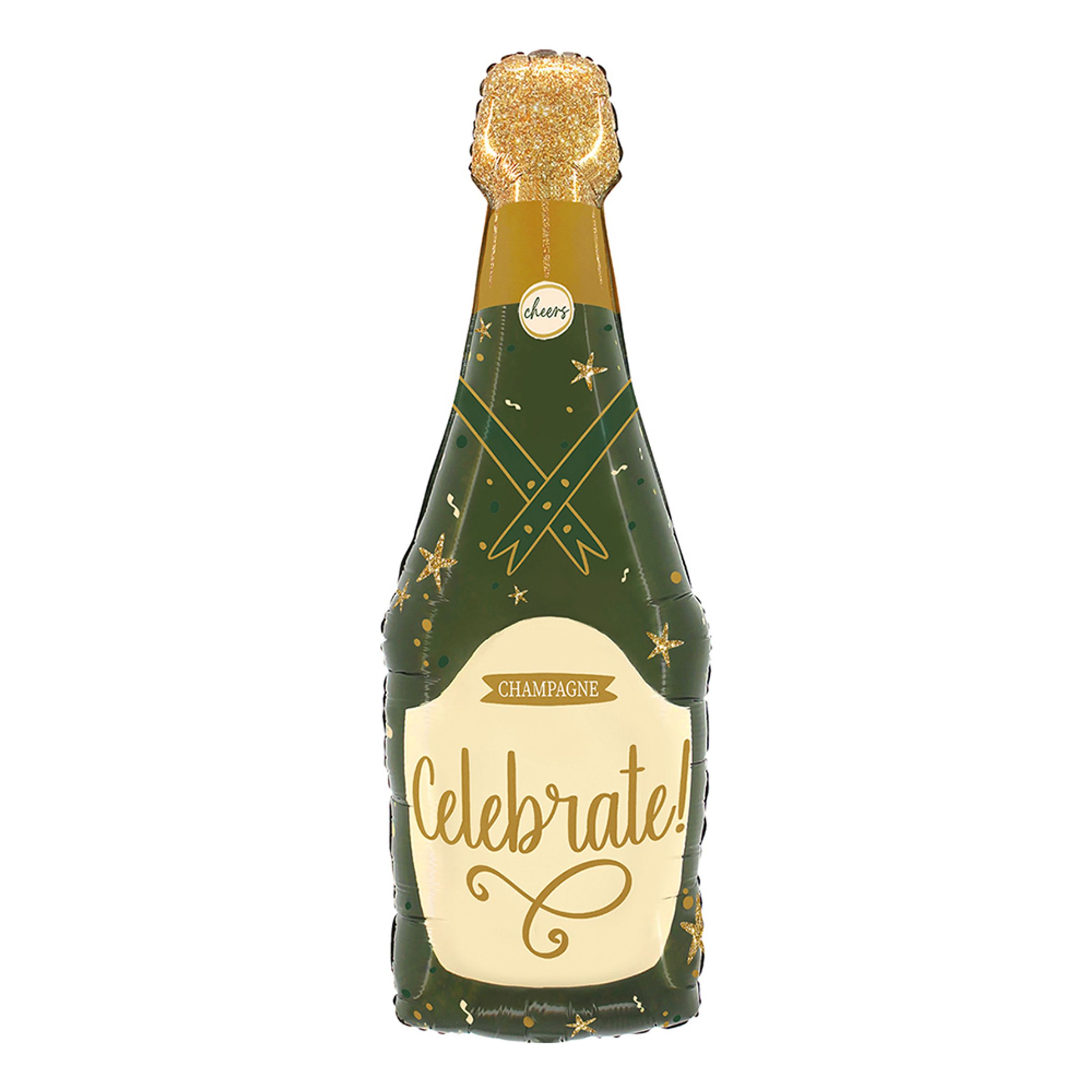 Folieballon Gnistrende Champagneflaske