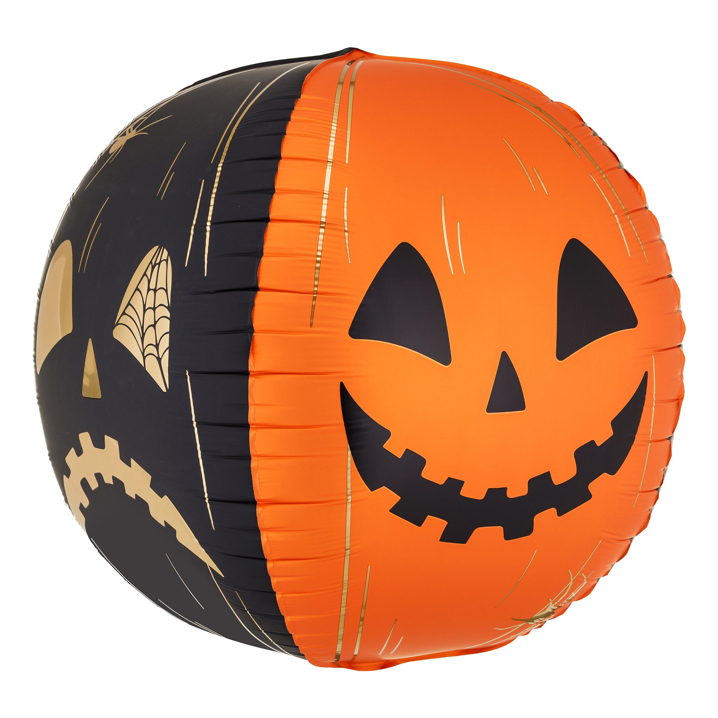 Folieballong Halloweenpumpa Two Face | Hem - Festartiklar - Ballonger - Folieballonger | Pryloteket