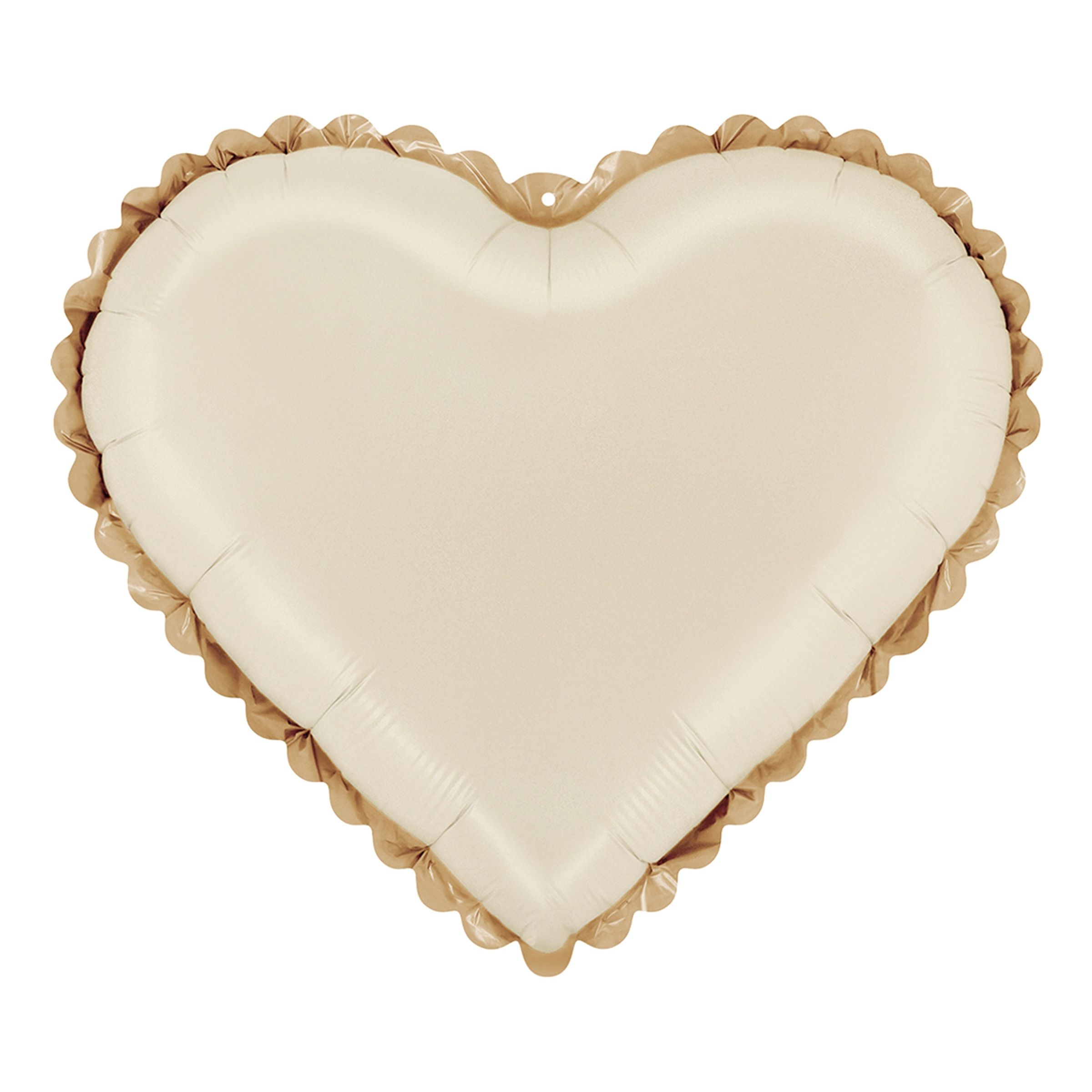 Folieballong Hjerte Lace Cream