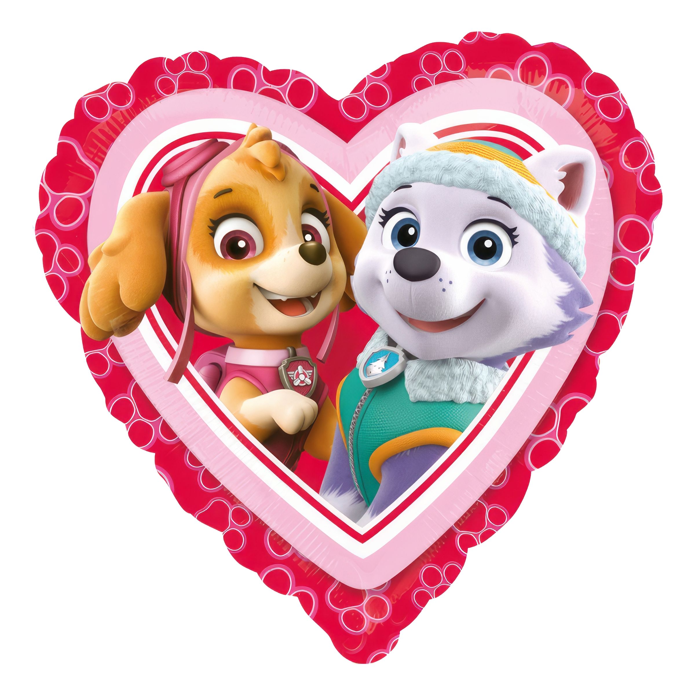 Folieballon Hjerte Paw Patrol