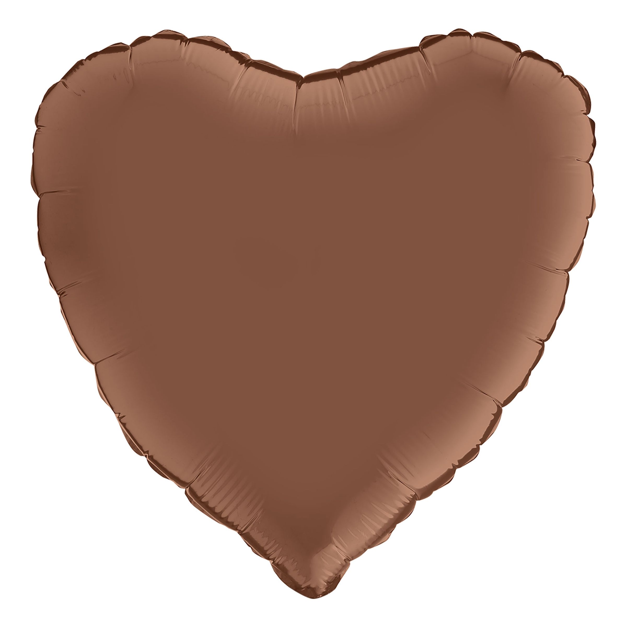 Folieballong Hjärta Satin Chocolate | Hem - Festartiklar - Ballonger - Folieballonger | Pryloteket