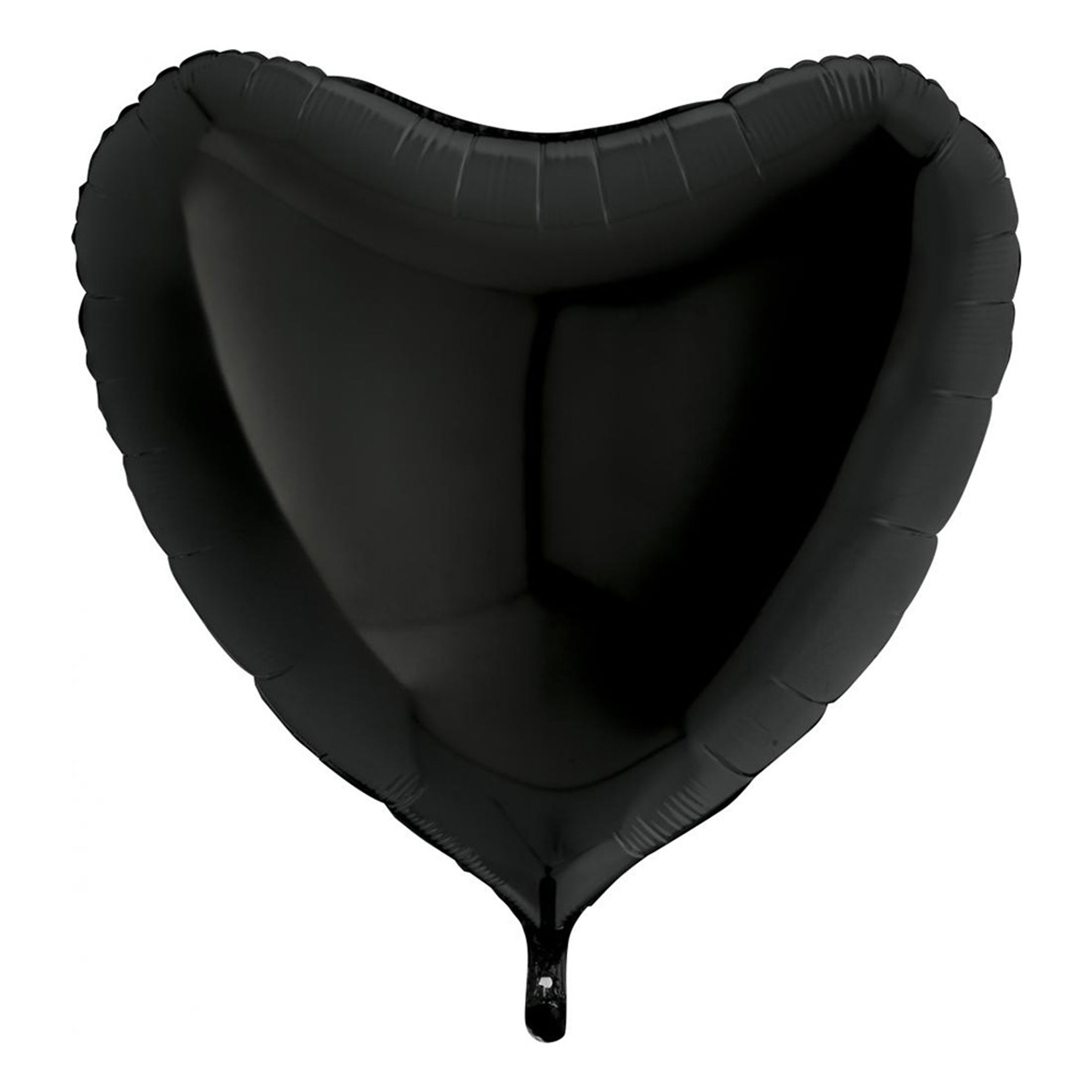 Folieballon Hjerte Stort Sort