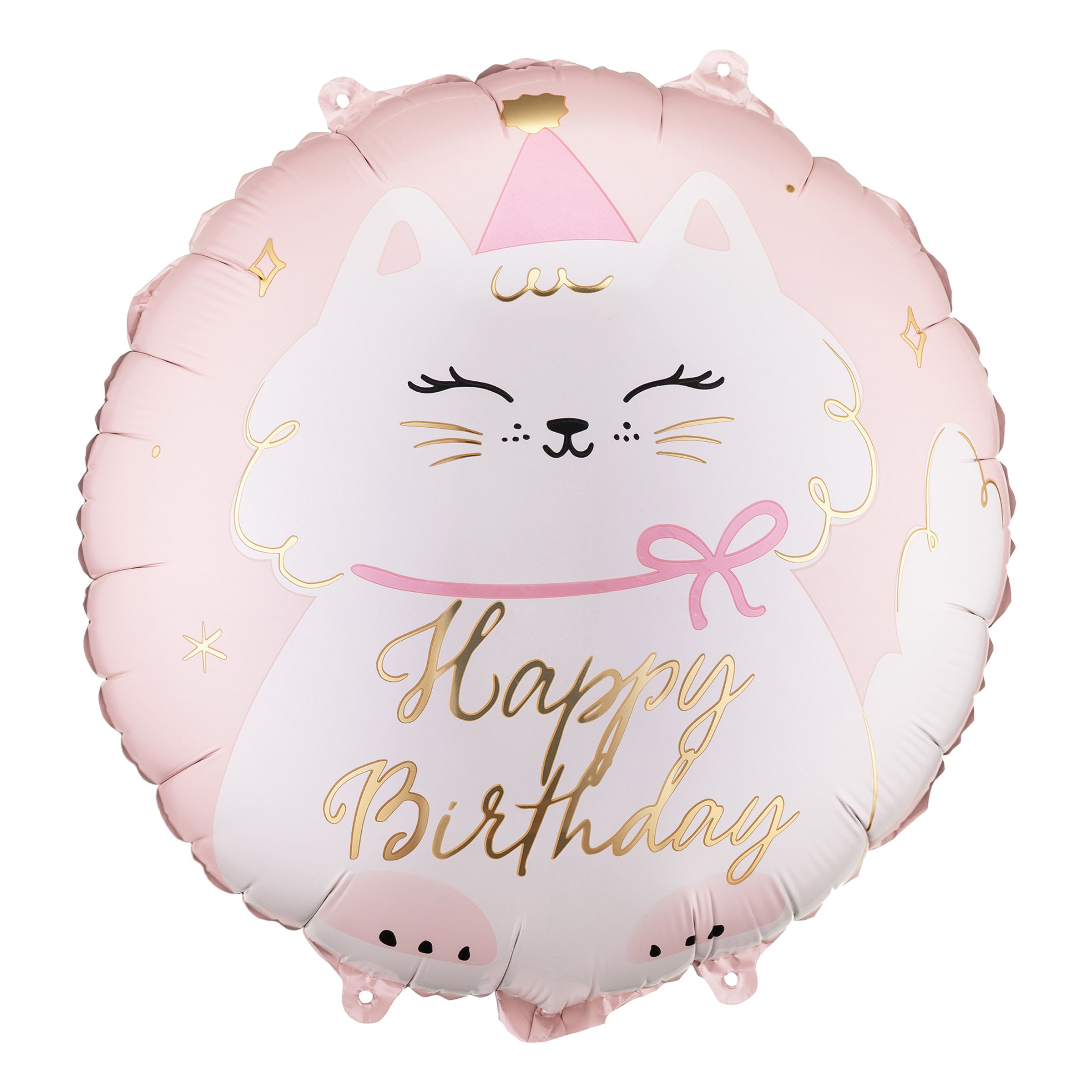Folieballon Kat Happy Birthday