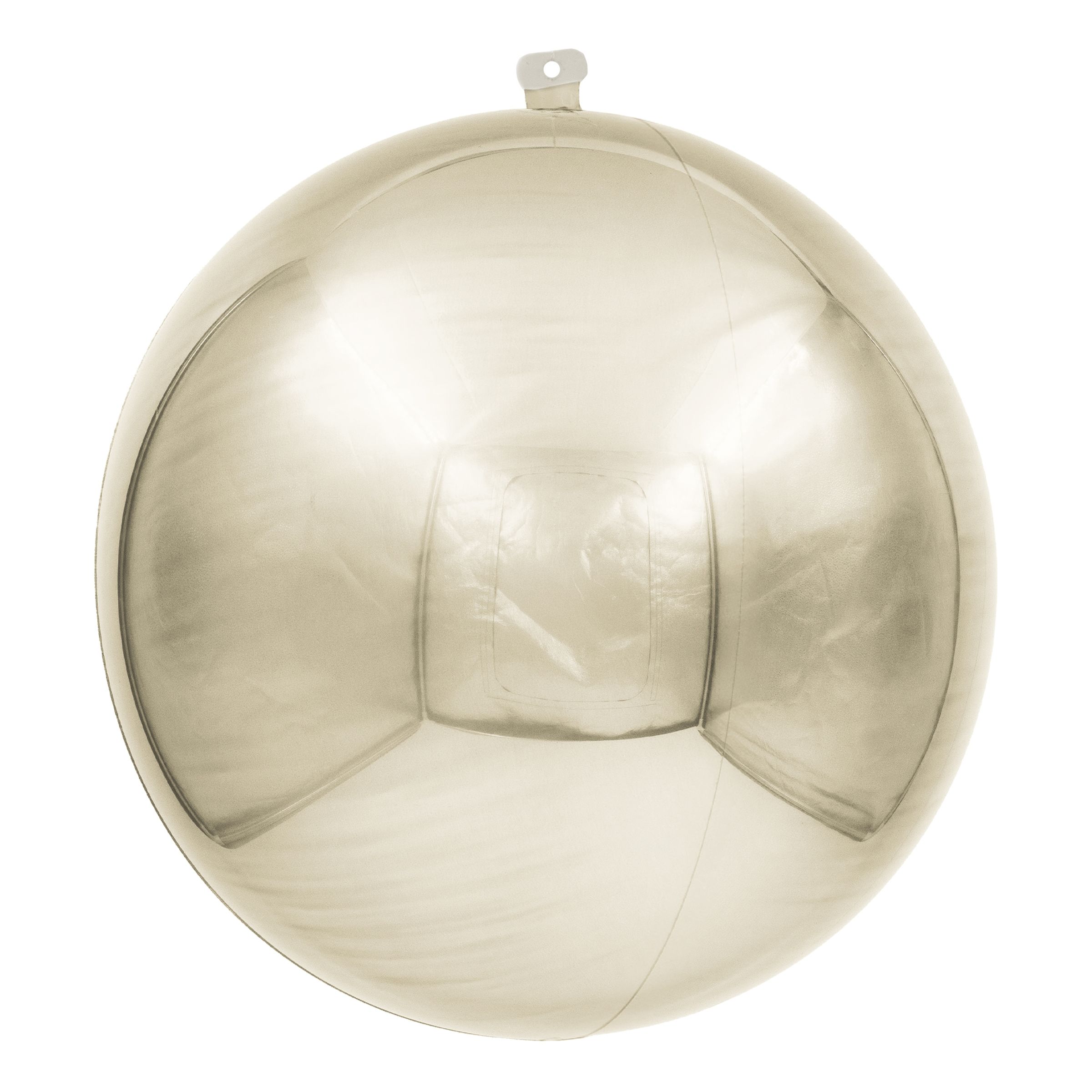 Folieballon Loon Balls Spejlkugle White Gold - 25 cm