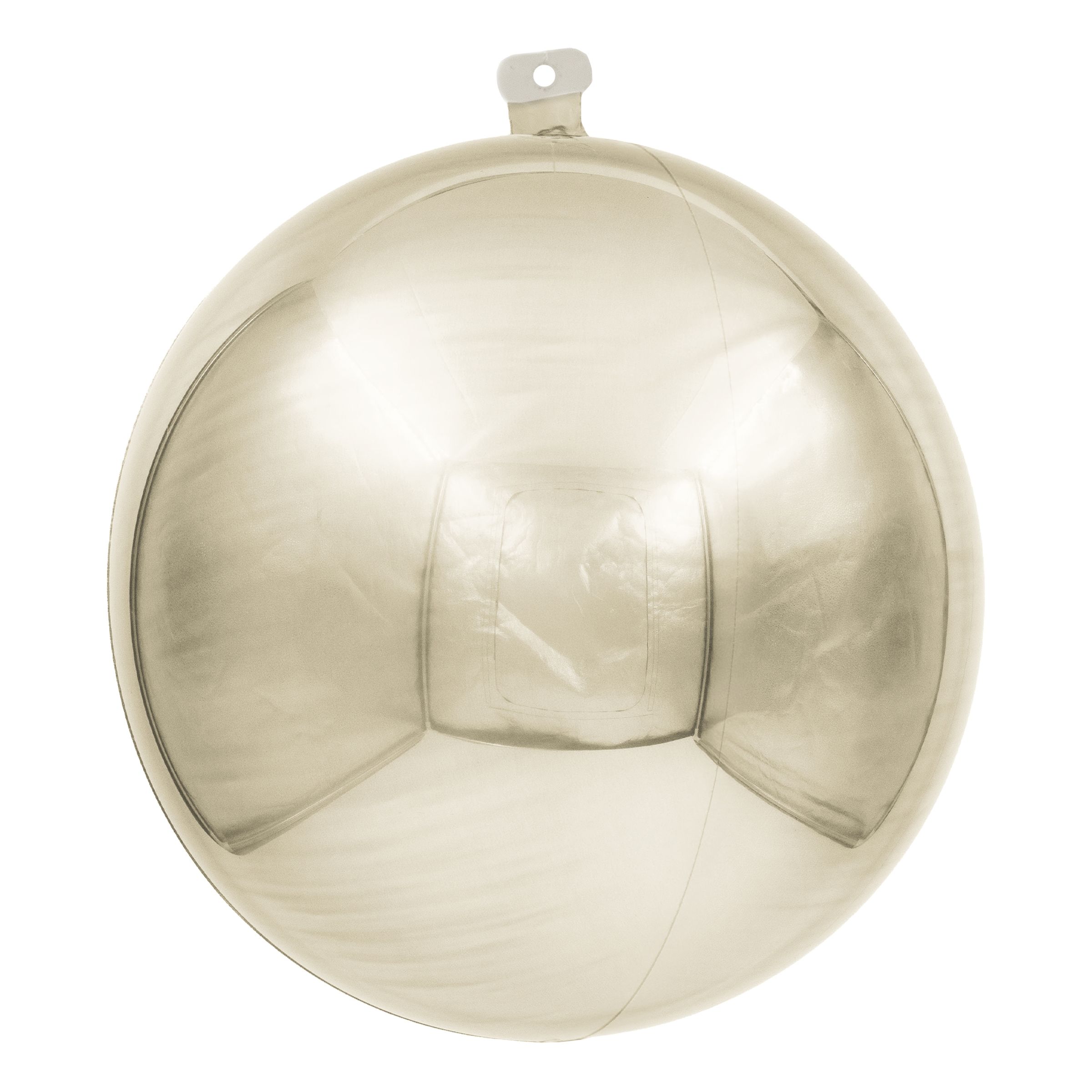 Folieballon Loon Balls Spejlkugle White Gold - 18 cm