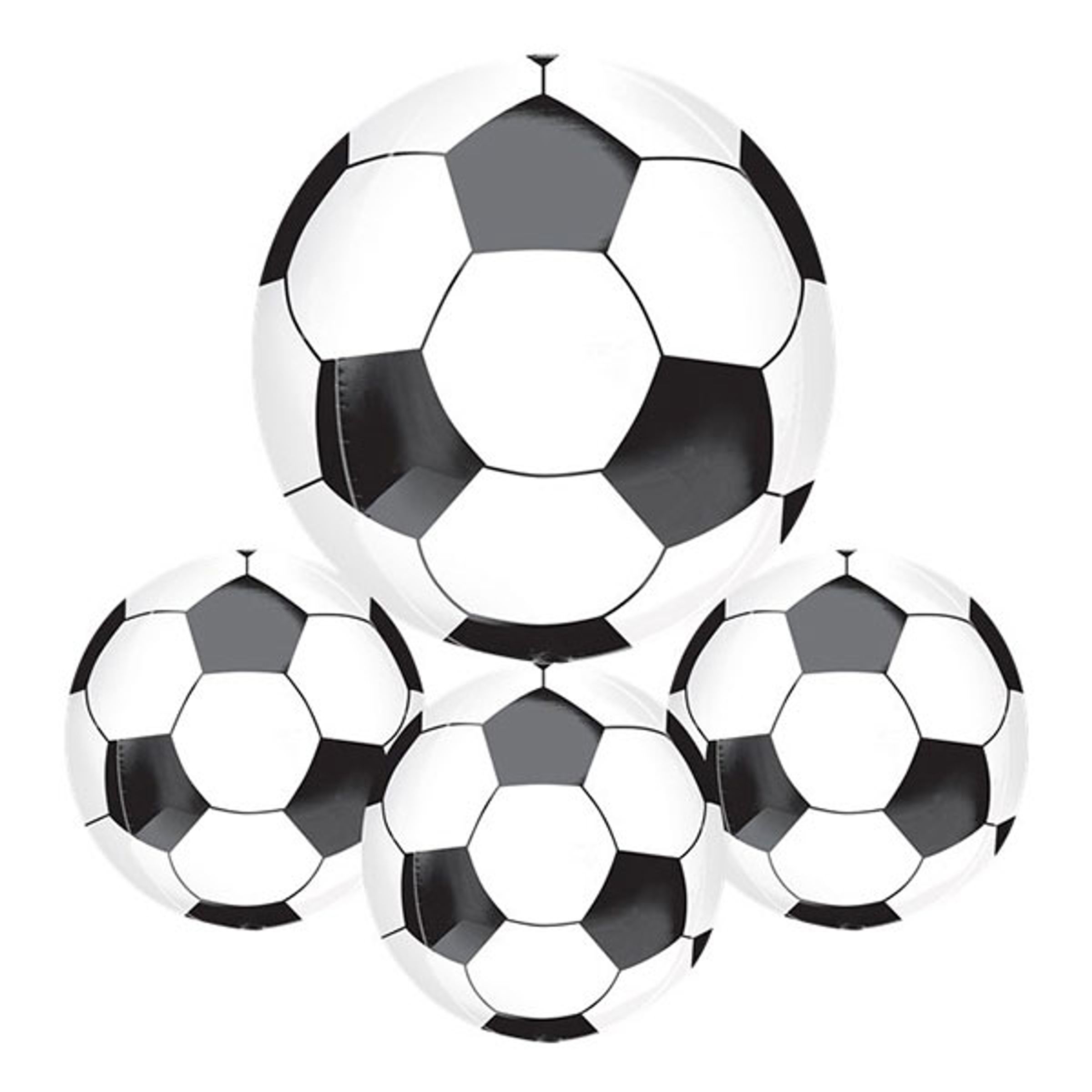 Folieballon Orbz Fodbold