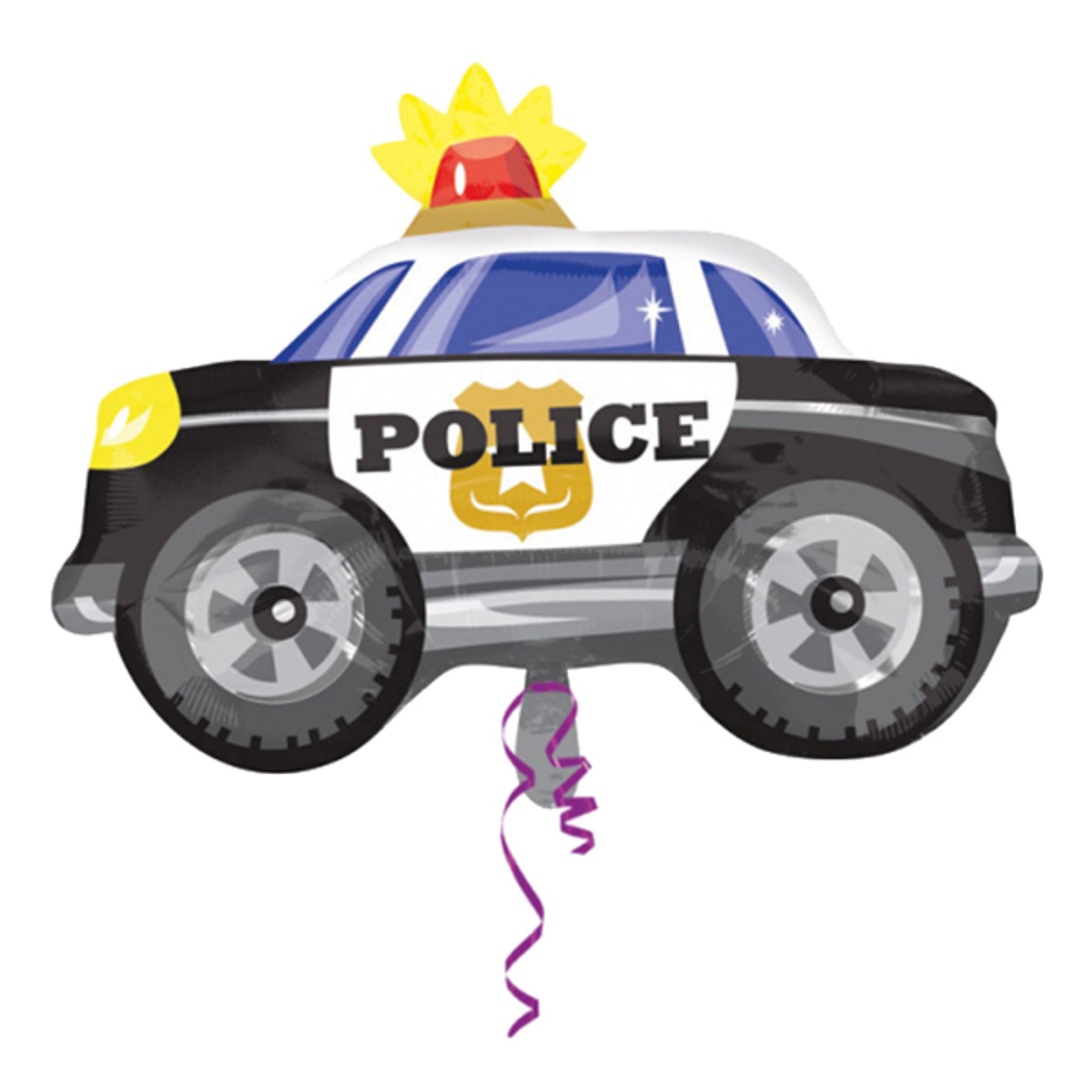 Folieballong Polisbil | Hem - Festartiklar - Ballonger - Folieballonger | Pryloteket