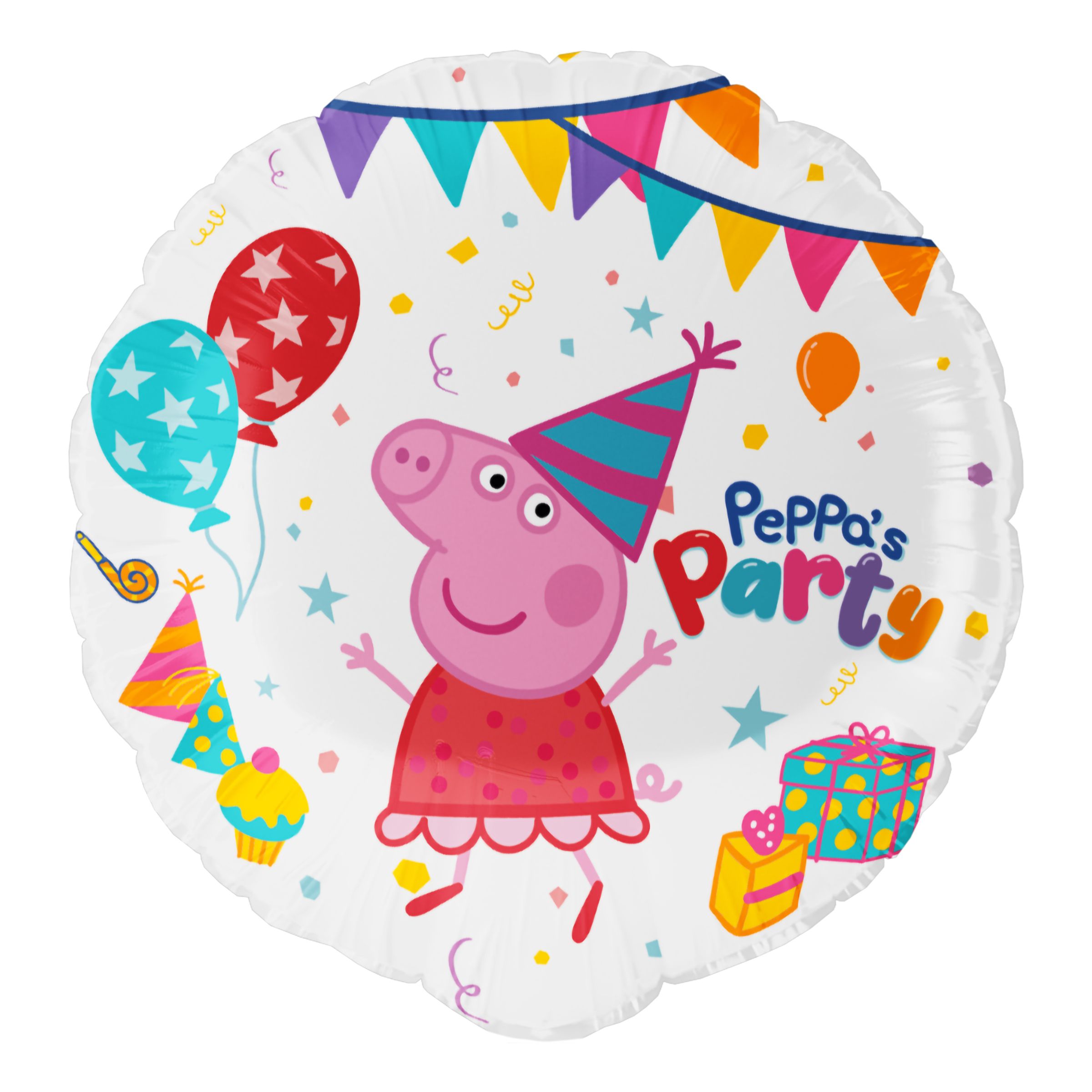 Folieballon Rund Gurli Gris&trade; Peppa’s Party