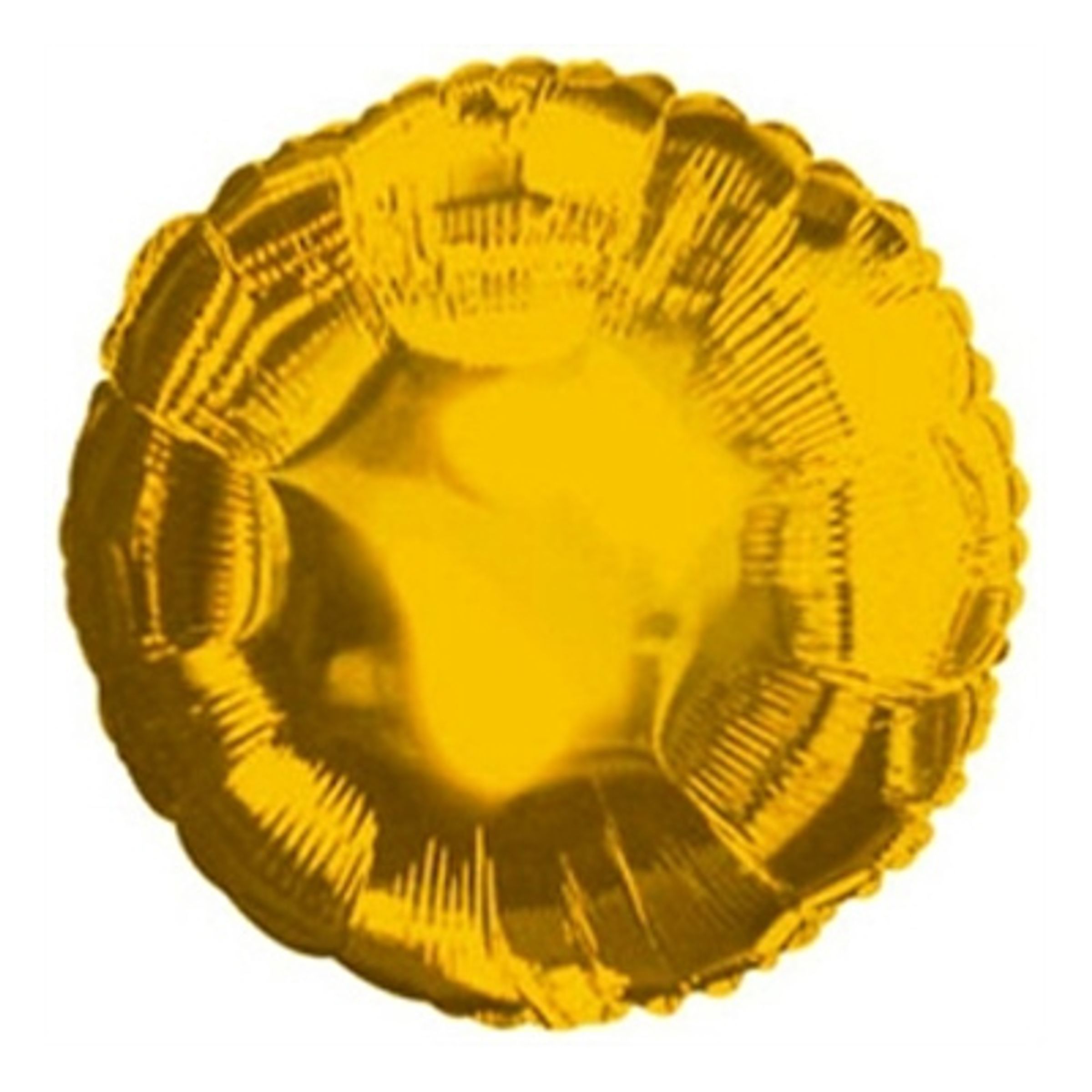 Folieballon Rund Guld