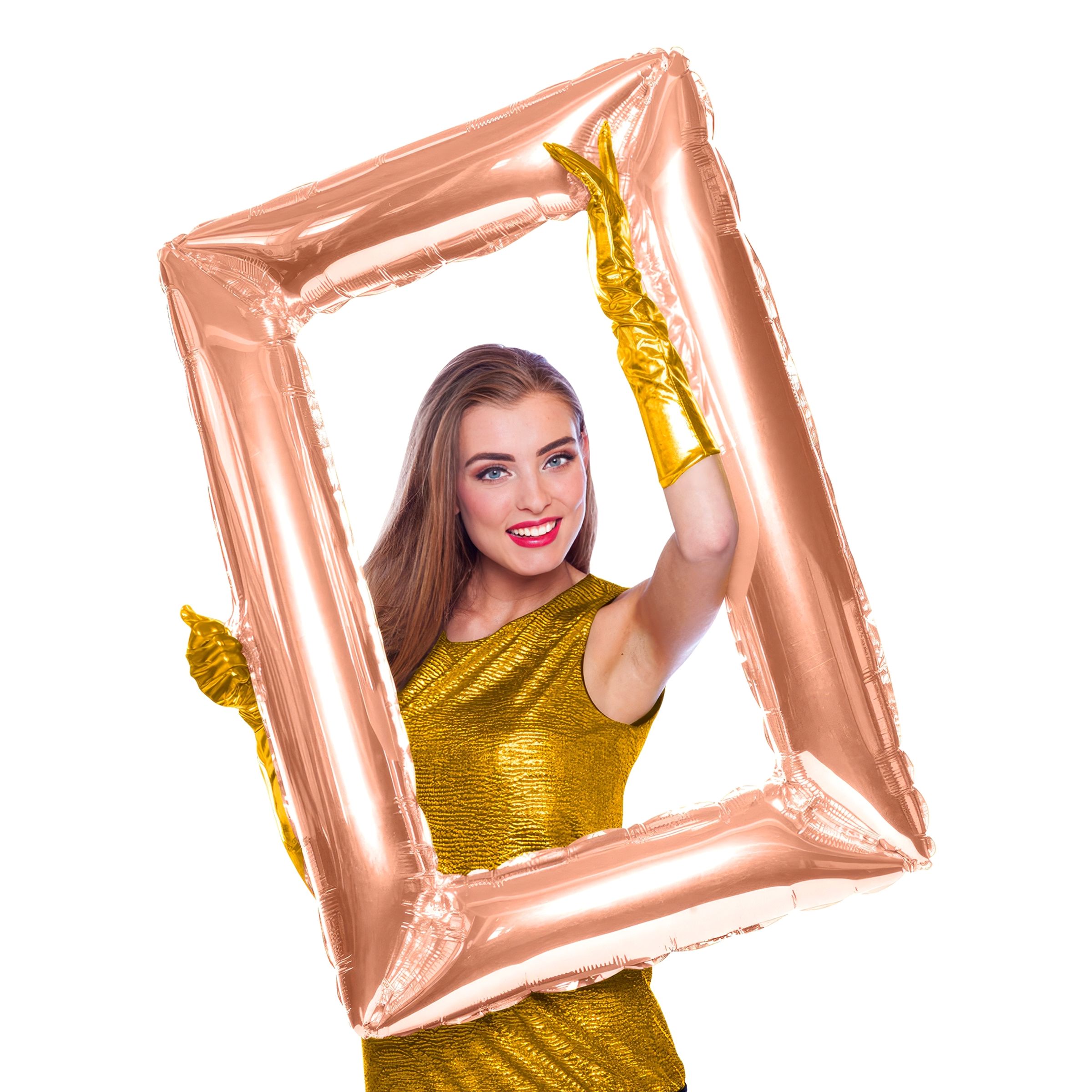 Folieballong Selfieram Roséguld | Hem - Festartiklar - Ballonger - Folieballonger | Pryloteket