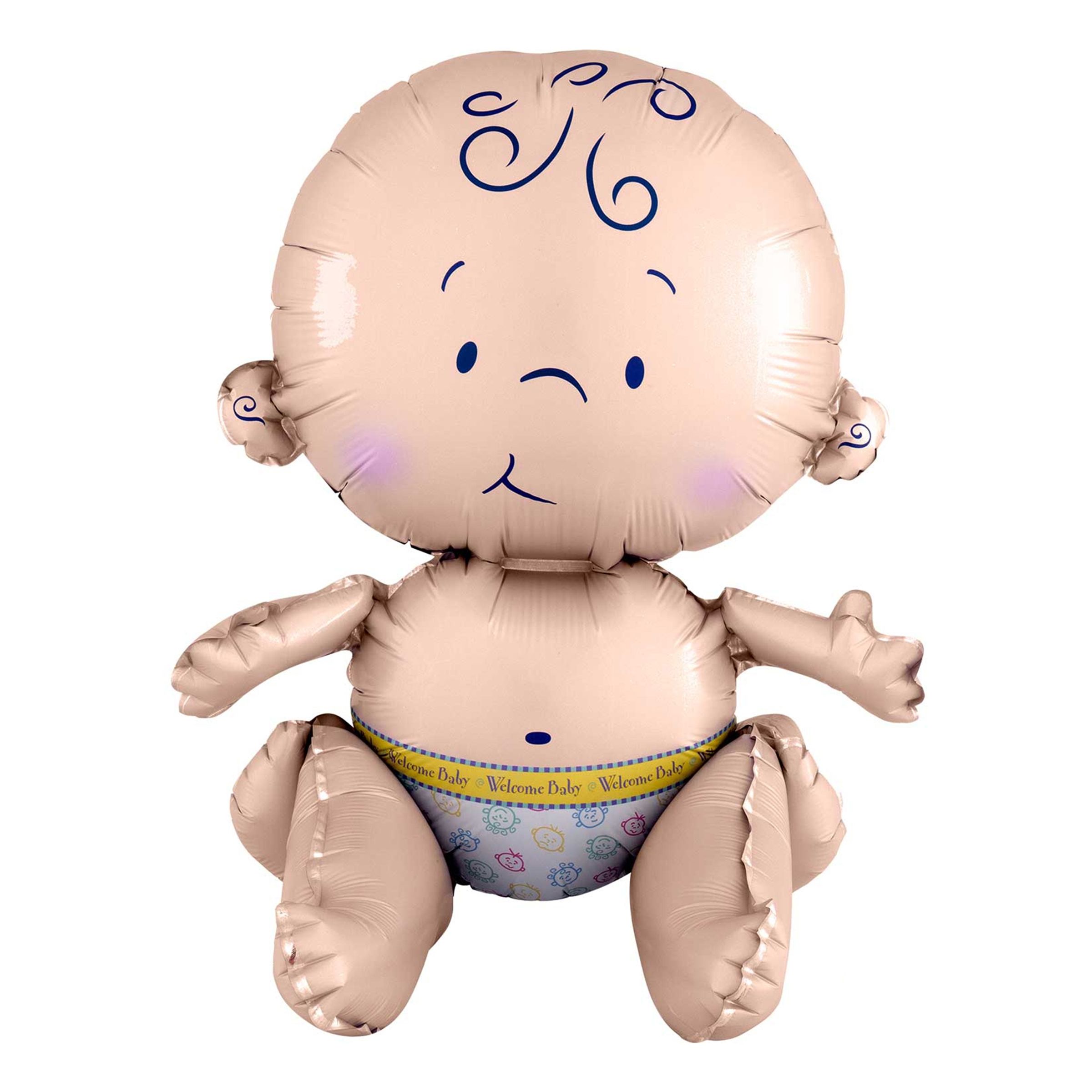 Folieballong Sittande Bebis | Hem - Festartiklar - Ballonger - Folieballonger | Pryloteket