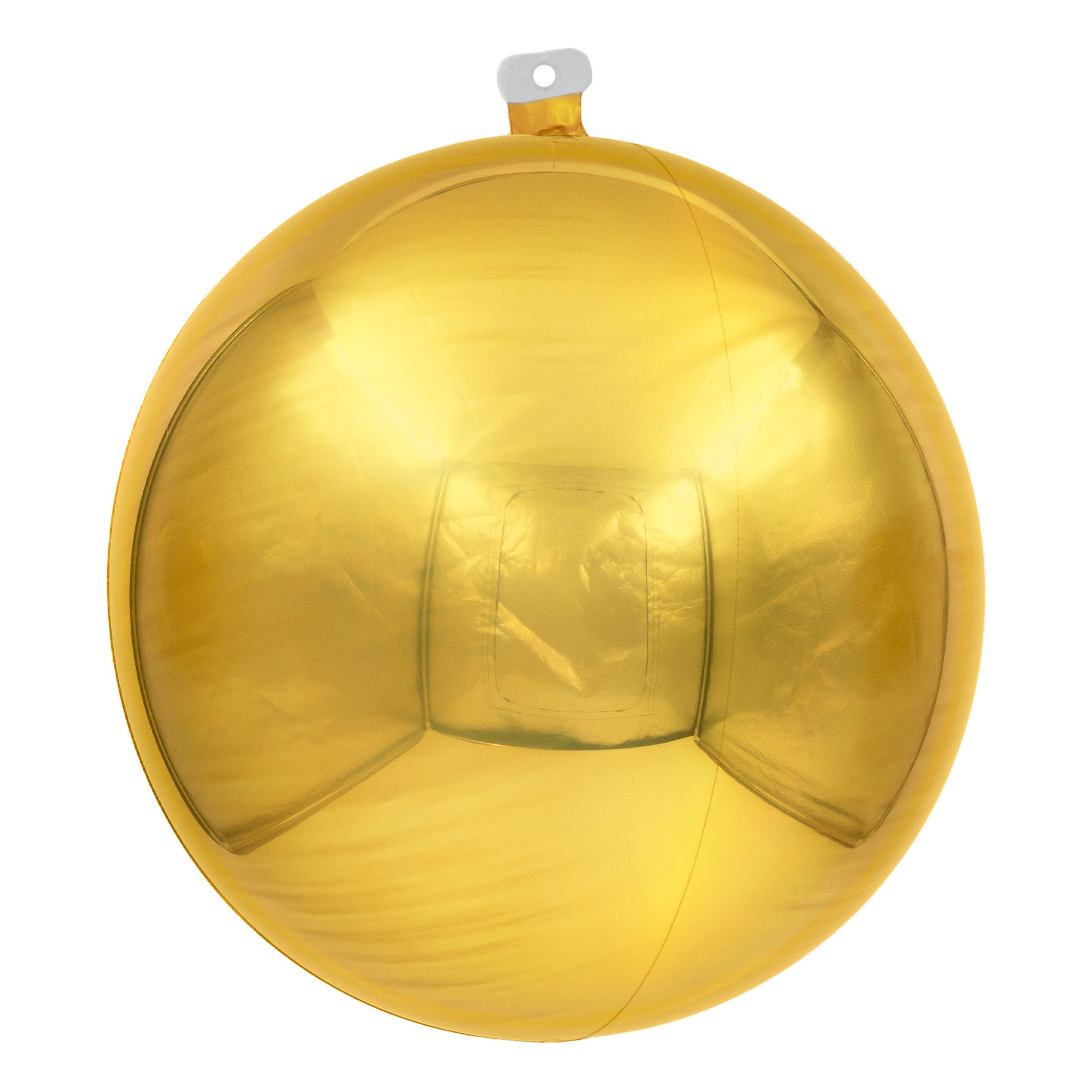 Folieballon Spejlkugle Guld 3-pak - 18 cm