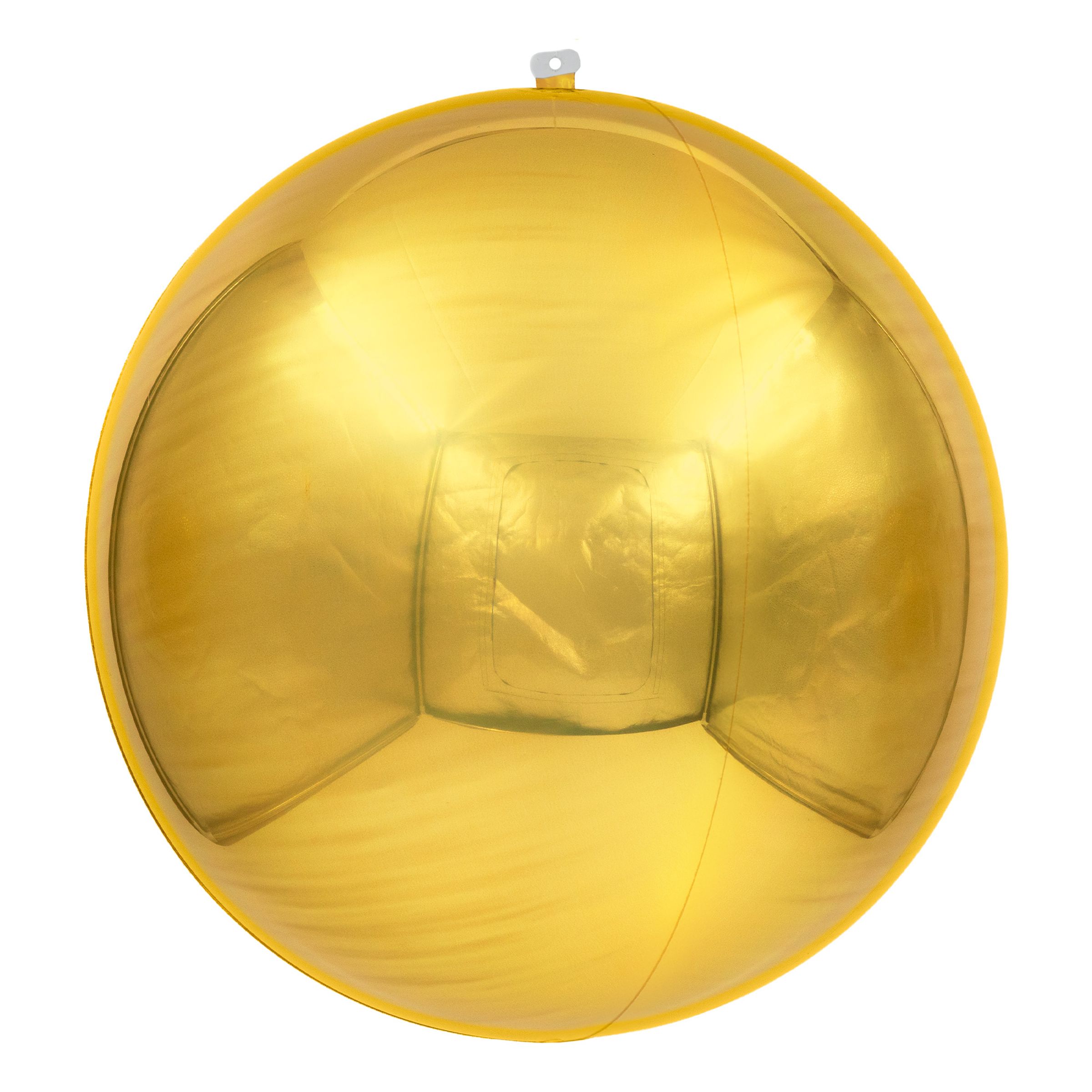 Folieballon Spejlkugle Guld 3-pak - 35 cm