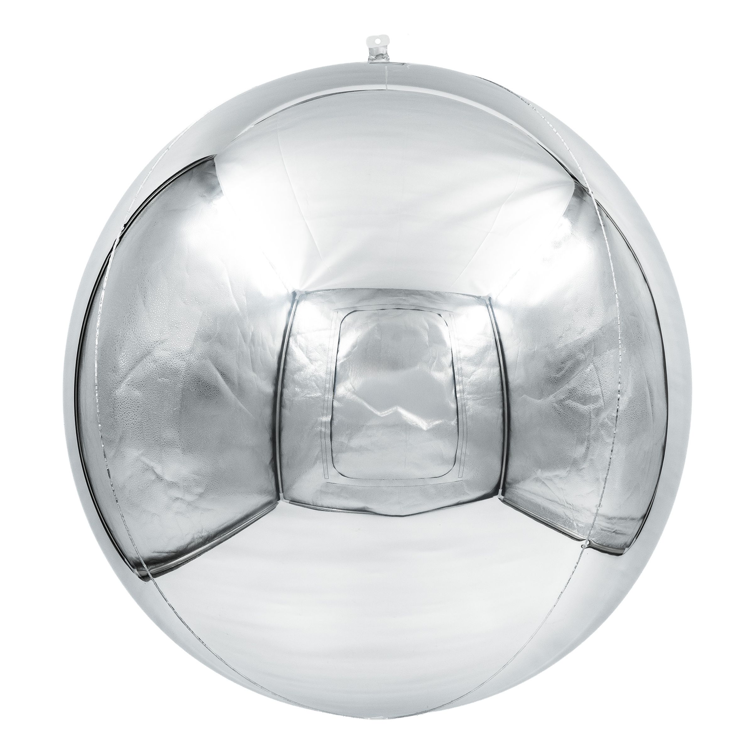 Folieballon Spejlkugle Sølv 3-pak - 51 cm
