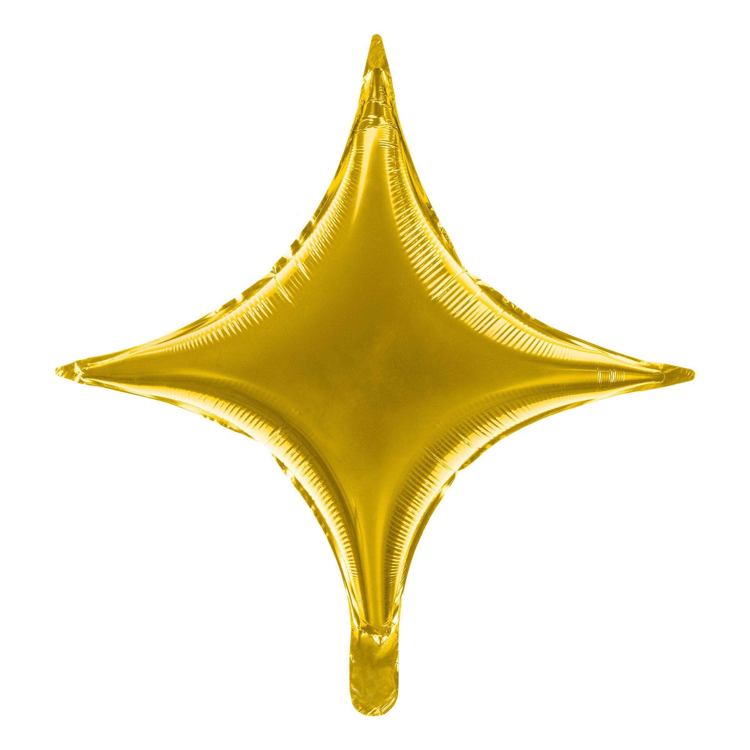 Folieballon Stjerne Guld