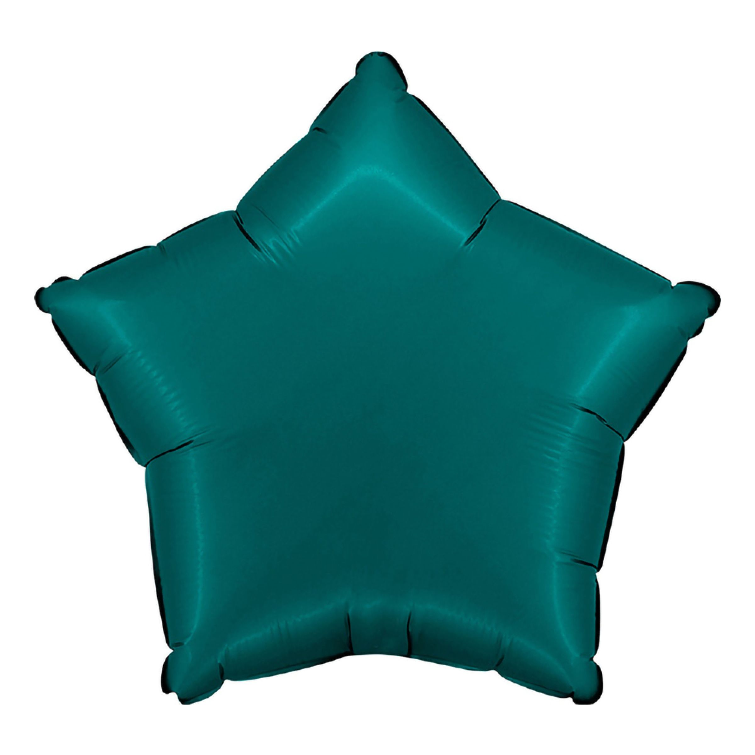 Folieballon Stjerne Satin Emerald Green