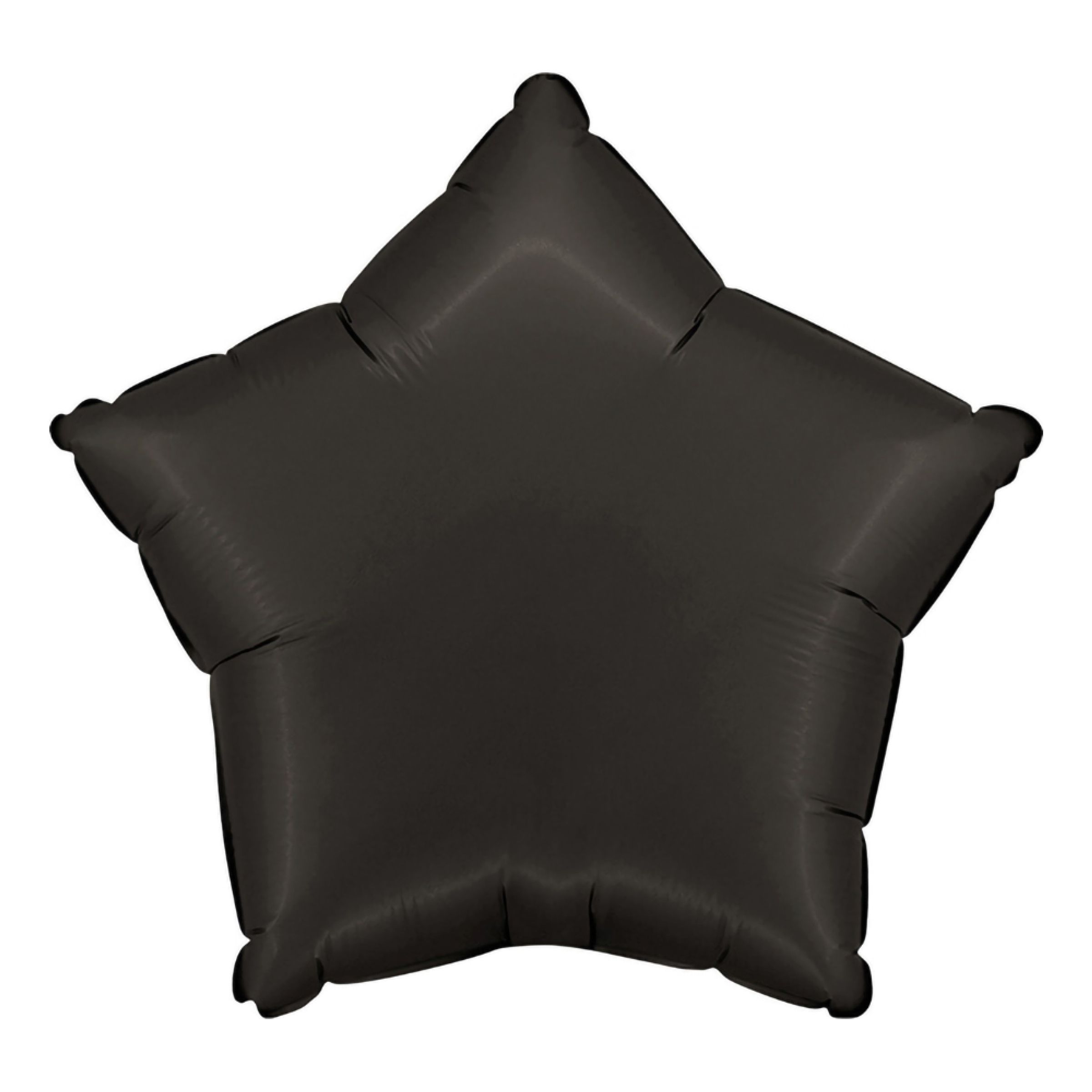 Folieballong Stjerne Satin Fumé Black