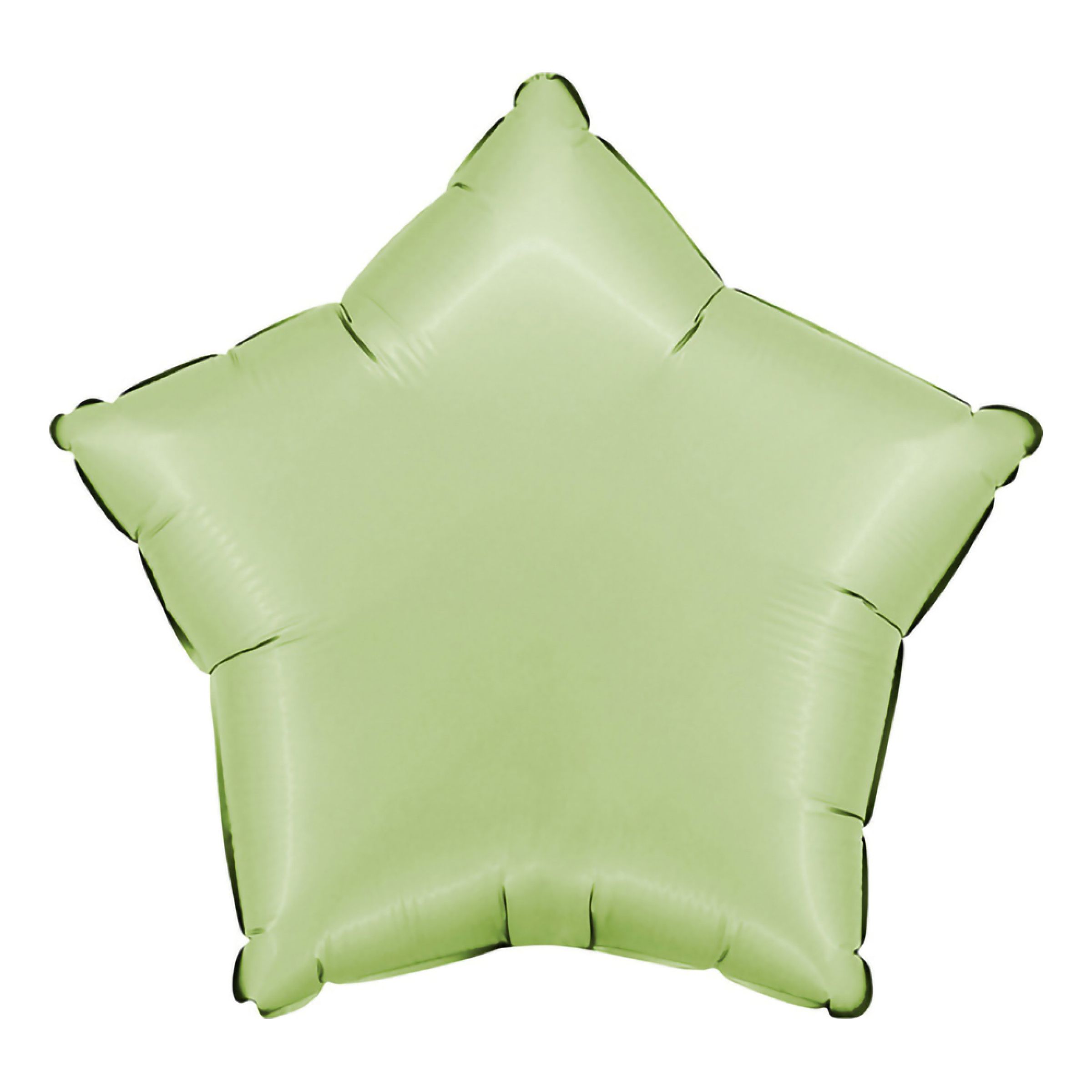 Folieballong Stjerne Satin Olive Green