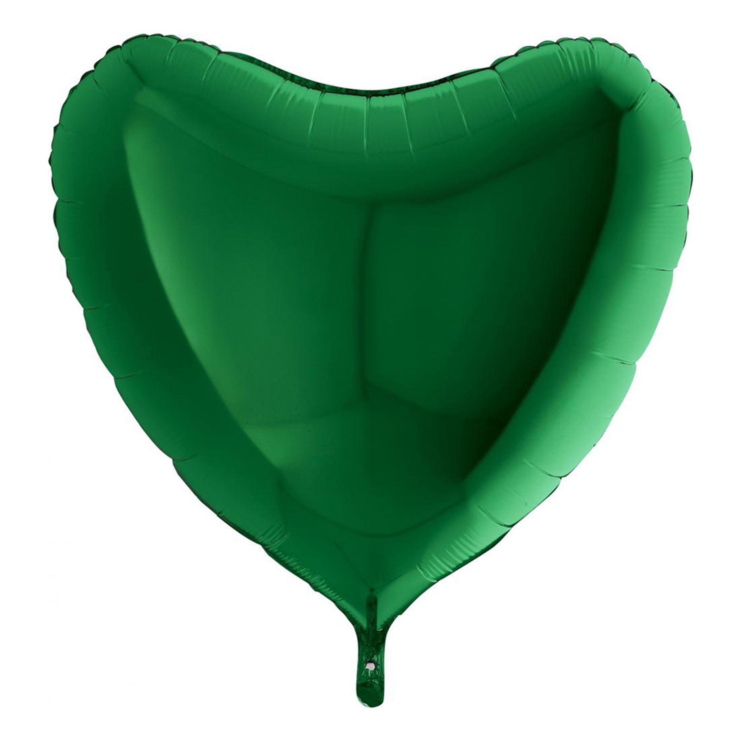 Folieballon Stort Hjerte Grønt - 45 cm