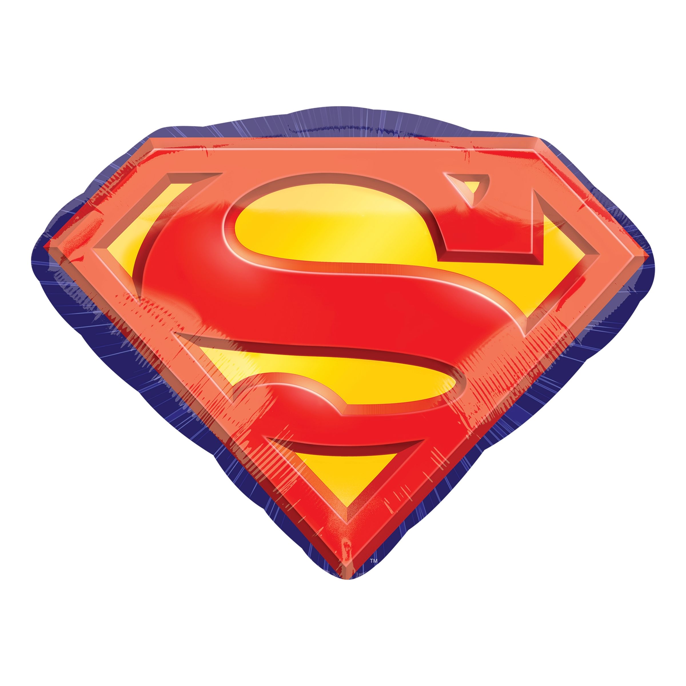 Folieballon Superman Logo Shape