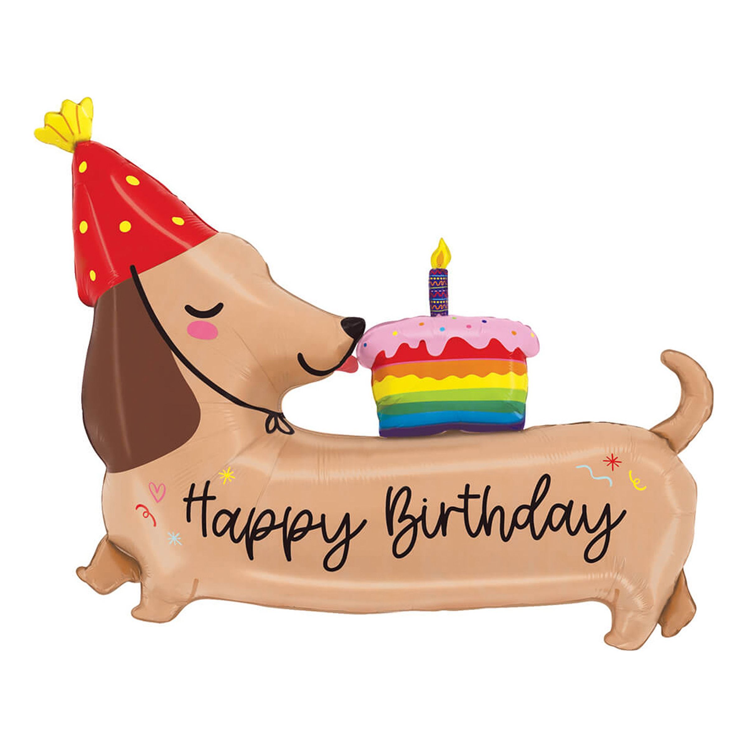 Folieballong Tax Happy Birthday | Hem - Festartiklar - Ballonger - Folieballonger | Pryloteket