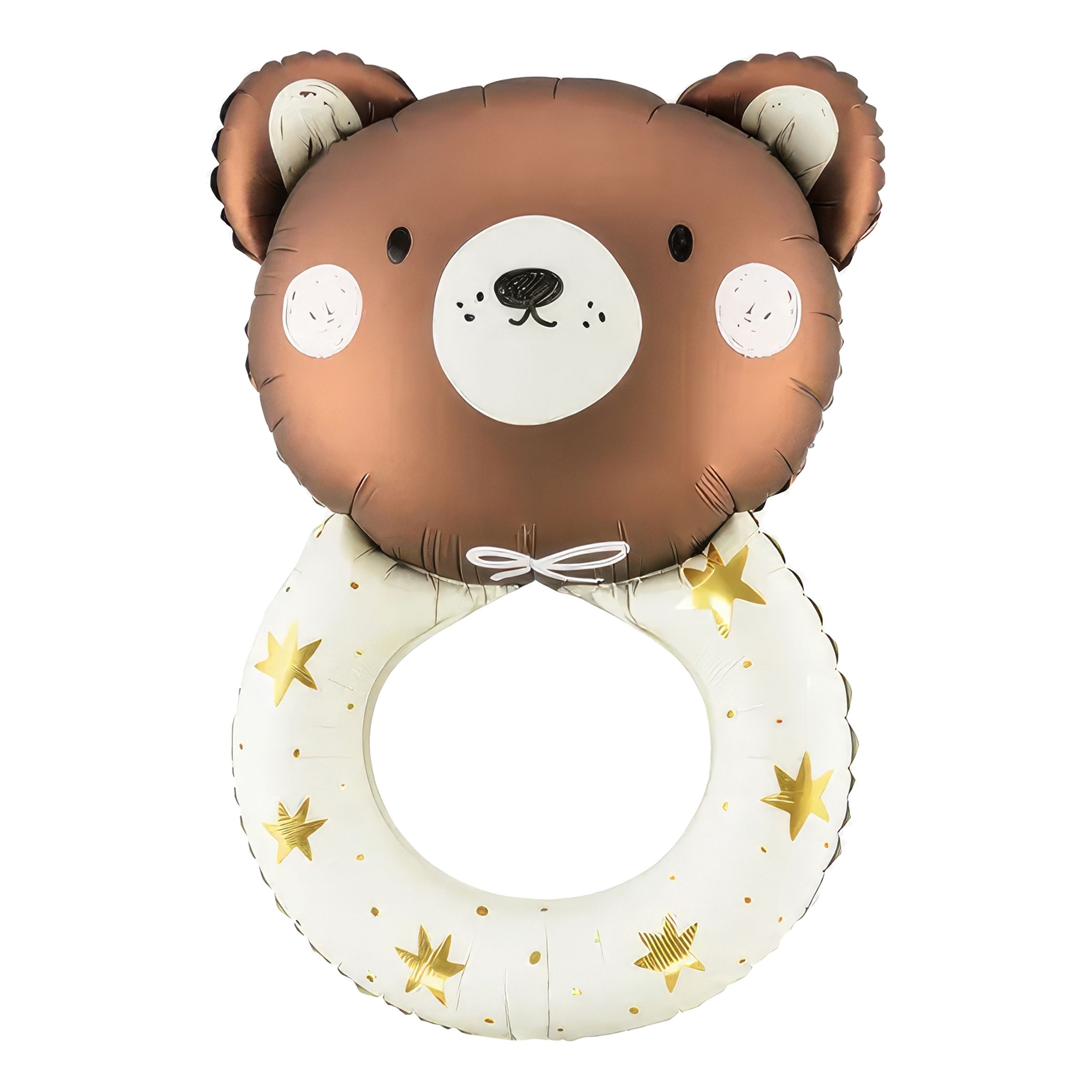 Folieballon Teddybjørn Rangle