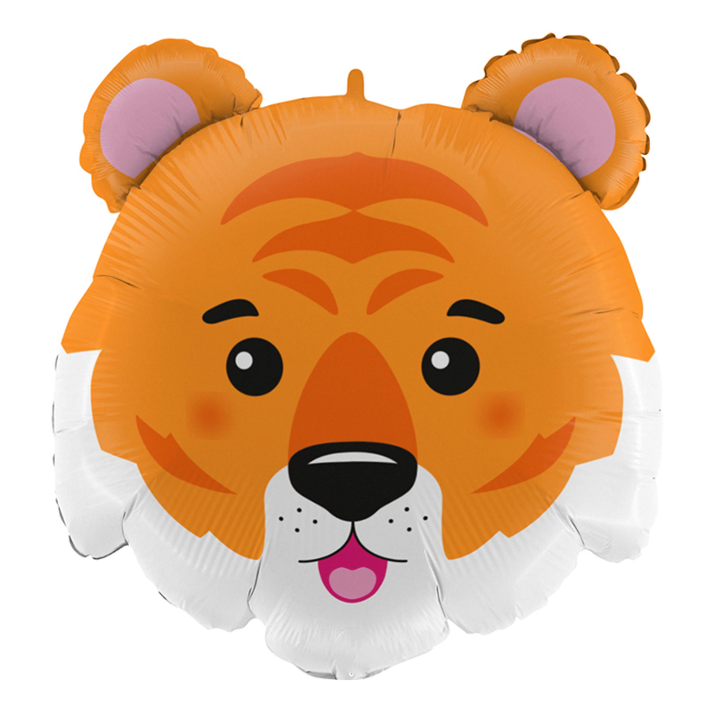 Folieballong Tiger Huvud - 1-pack | Hem - Festartiklar - Ballonger - Folieballonger | Pryloteket