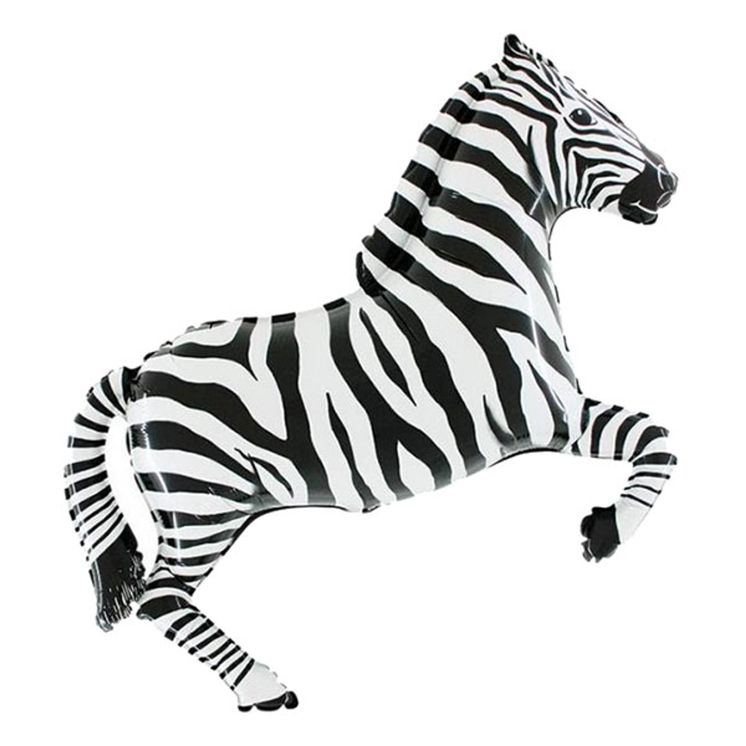 Folieballon Zebra