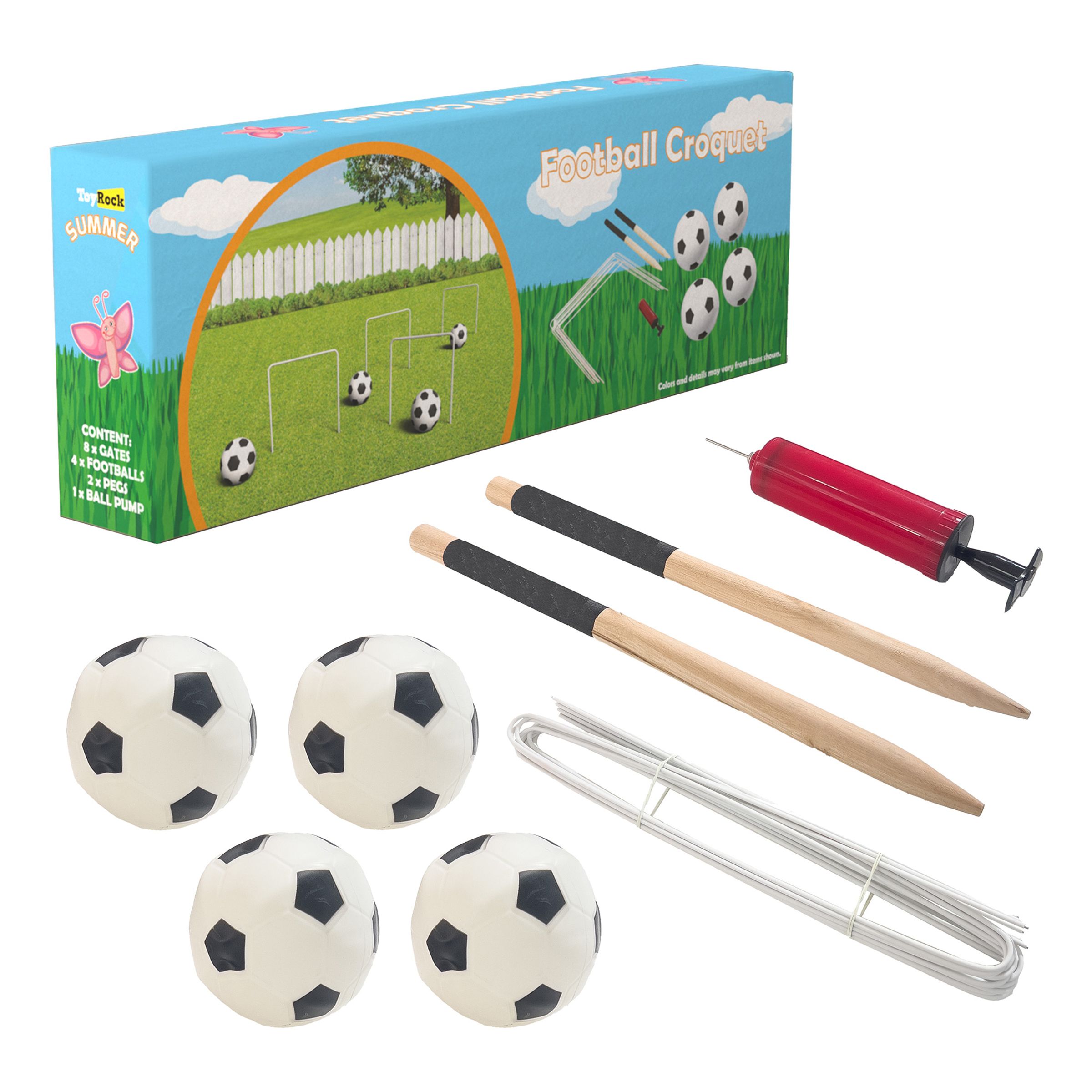 Fotboll Krocket Trädgårdsspel | Hem - Roliga Prylar - Spel & Lek - Uteleksaker | Pryloteket