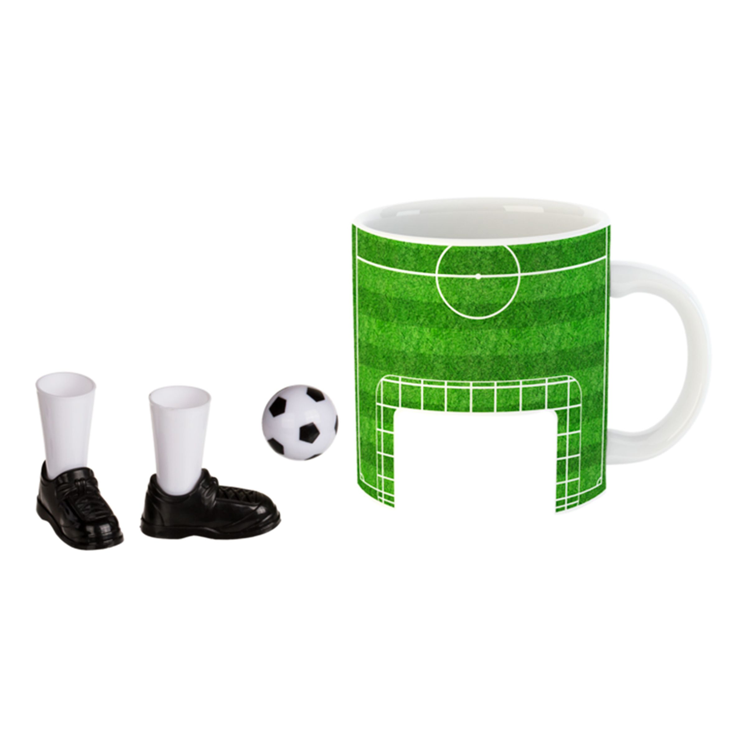 Fotbollsmugg med Mål | Hem - Roliga Prylar - Hem & Hushåll - På Skrivbordet | Pryloteket