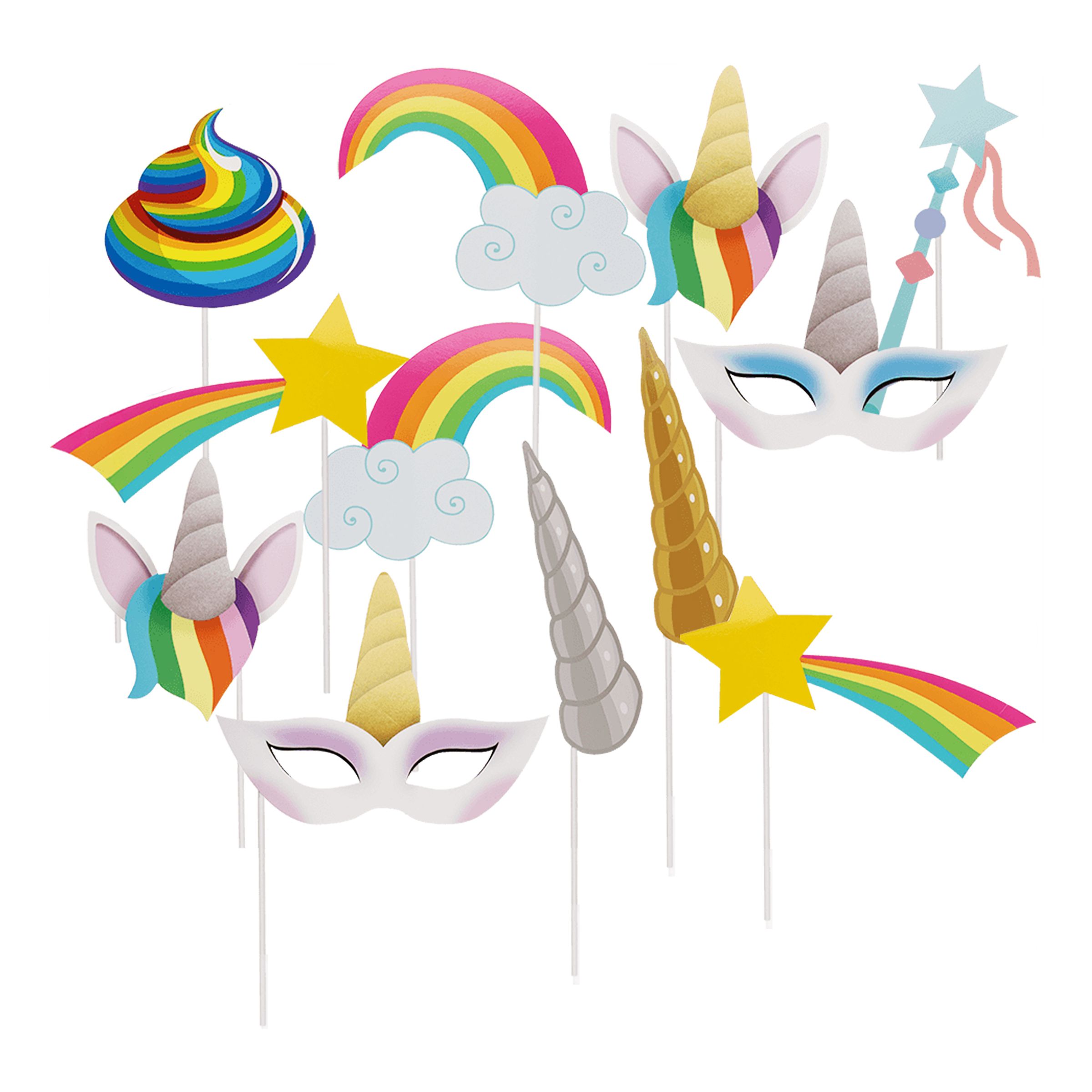 Fotoprops Unicorn - 12-pak