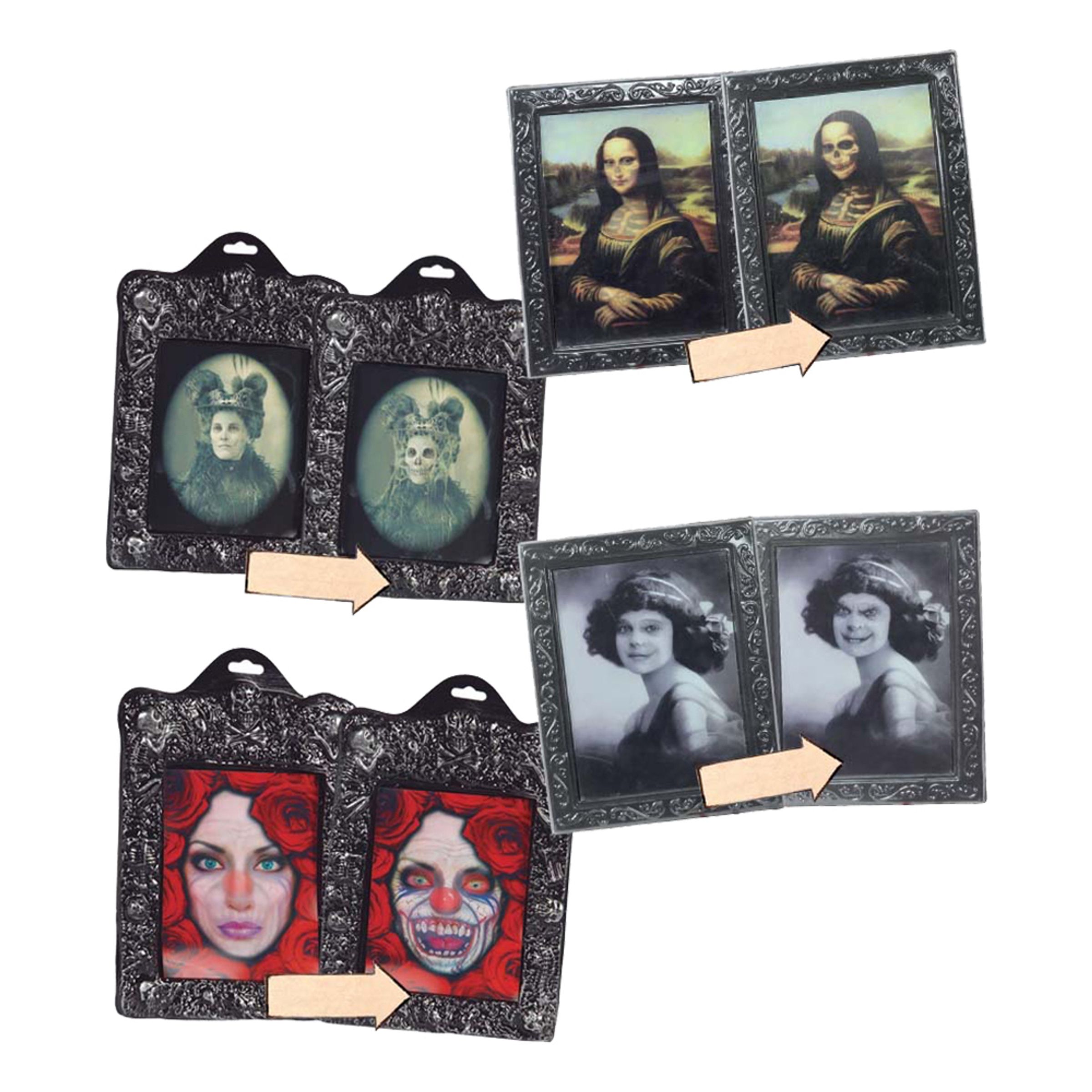 Fotoram Skräckmotiv - Liten | Hem - Teman - Högtider - Halloween - Halloweendekorationer | Maskeradspecialisten